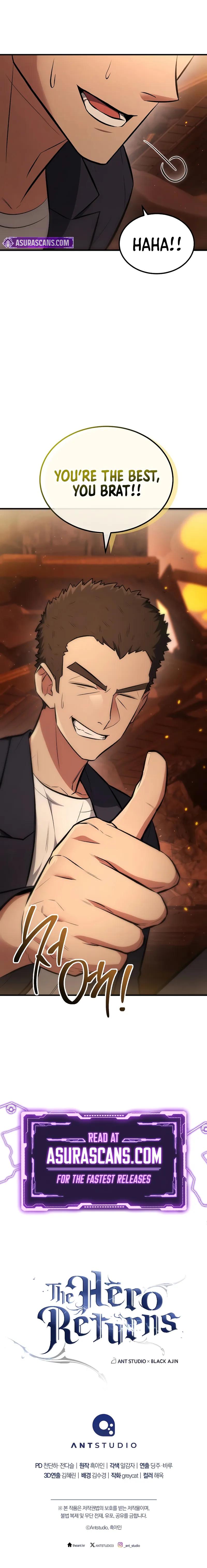 The Hero Returns Chap 134 - Next Chap 135