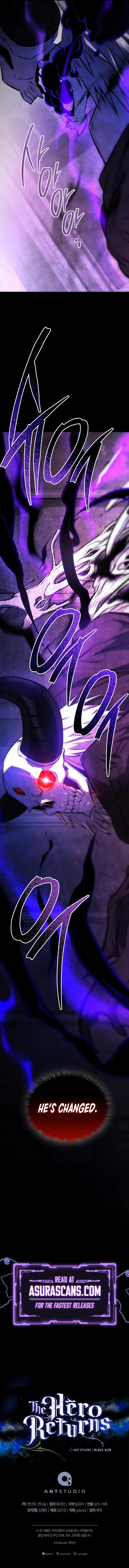 The Hero Returns Chap 136 - Next Chap 137