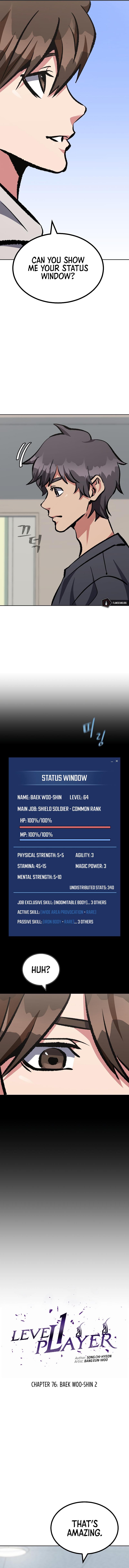 Level 1 Player Chap 76 - Next Chap 77