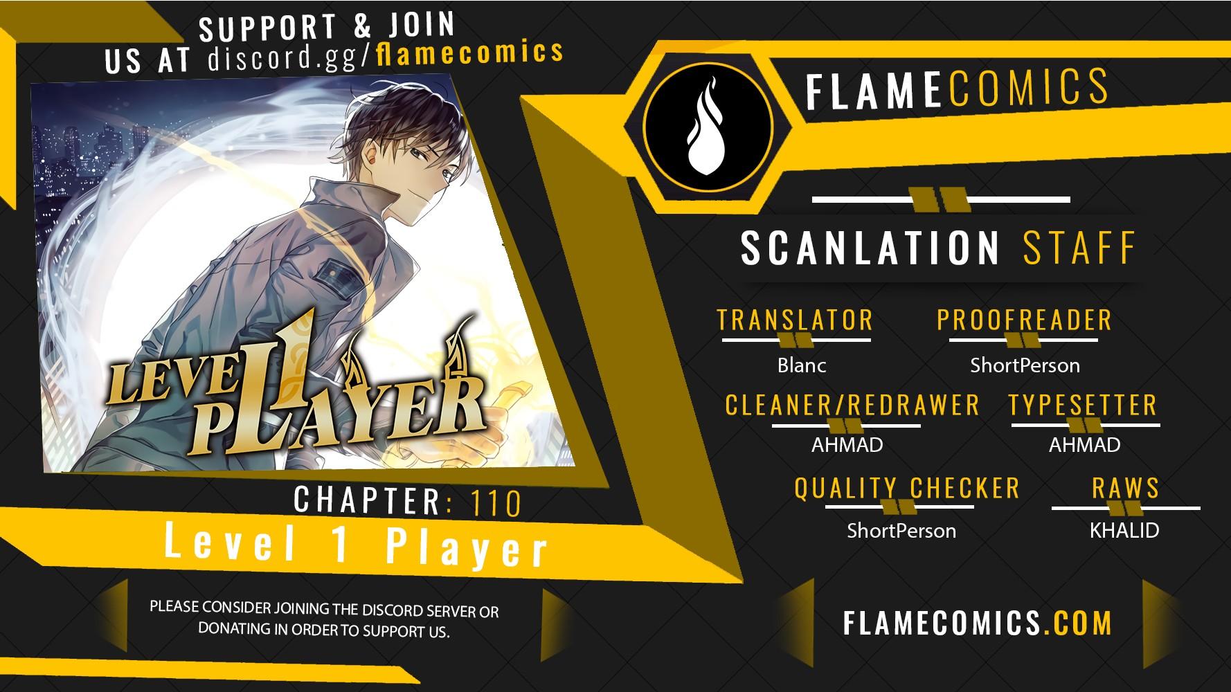 Level 1 Player Chap 110 - Next Chap 111