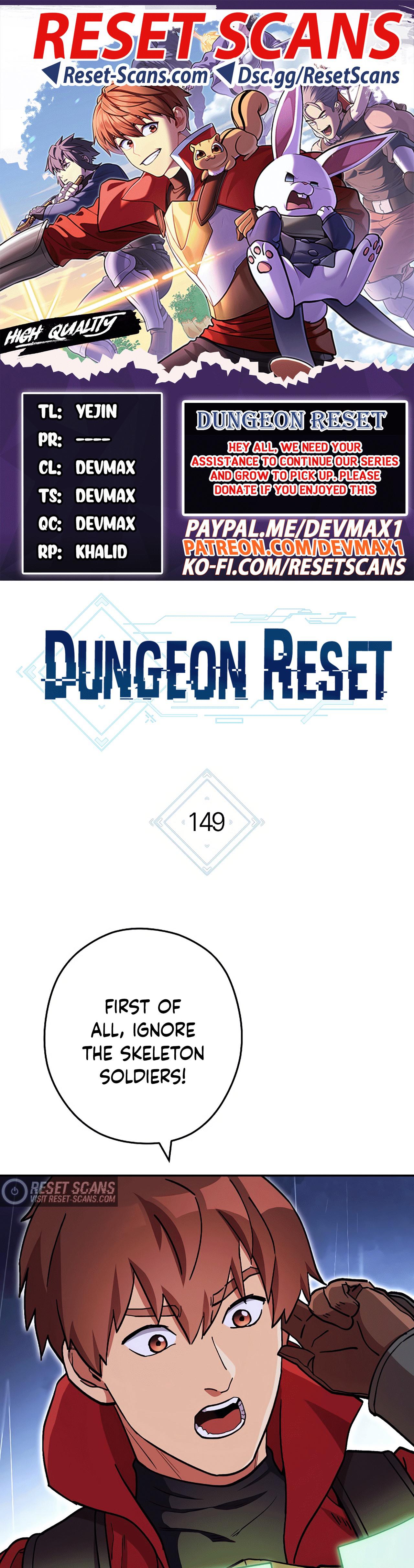 Dungeon Reset Chap 149 - Next Chap 150