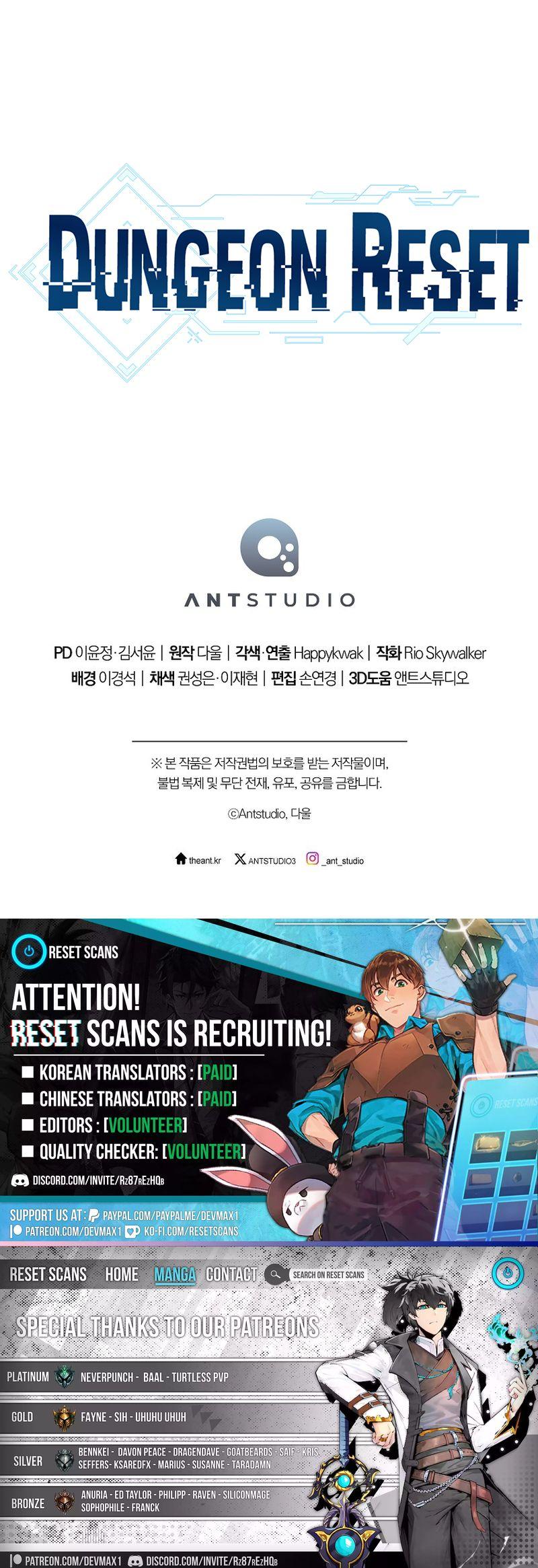 Dungeon Reset Chap 188 - Next Chap 189