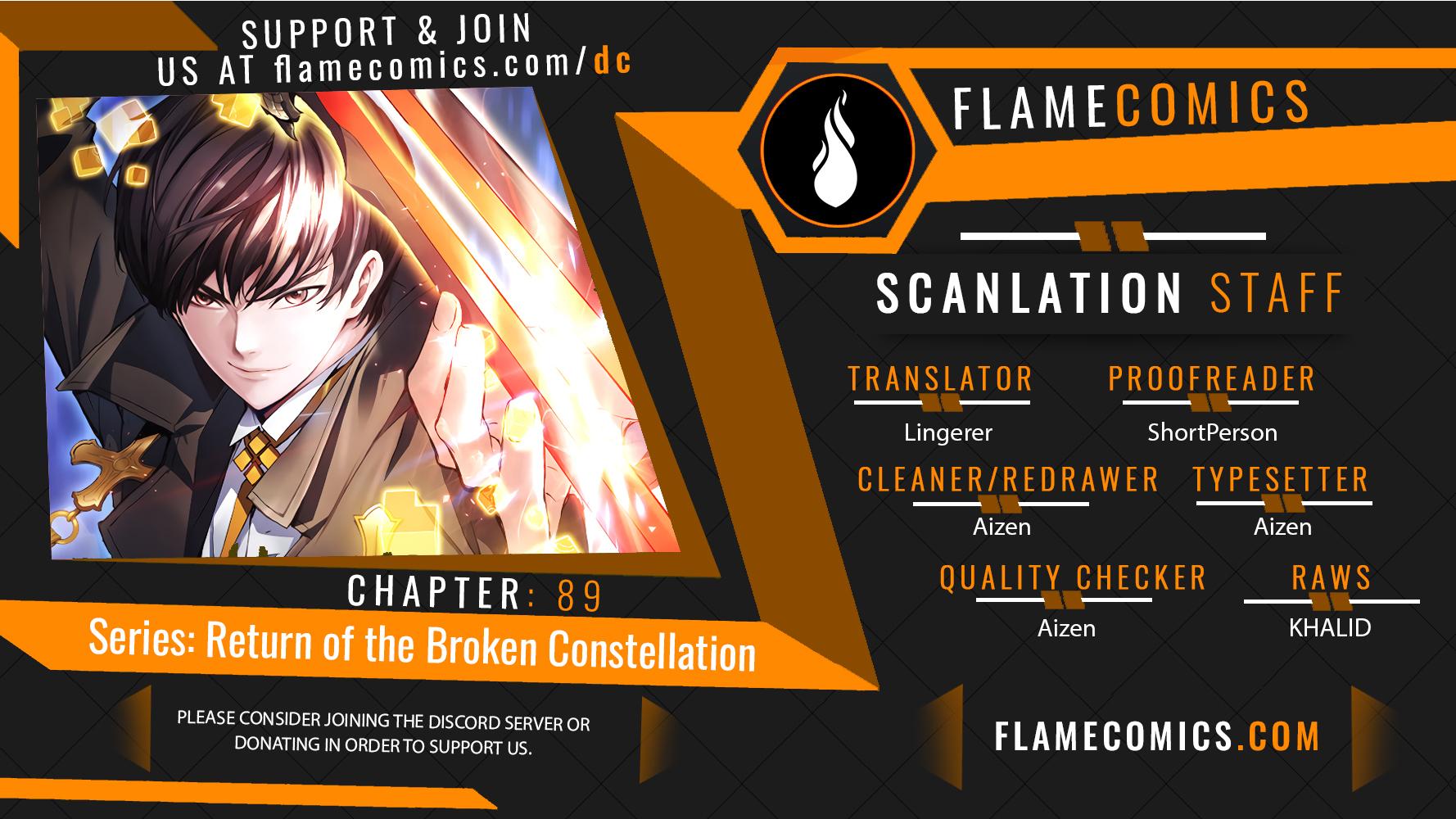 Return of the Broken Constellation Chap 89 - Next Chap 90
