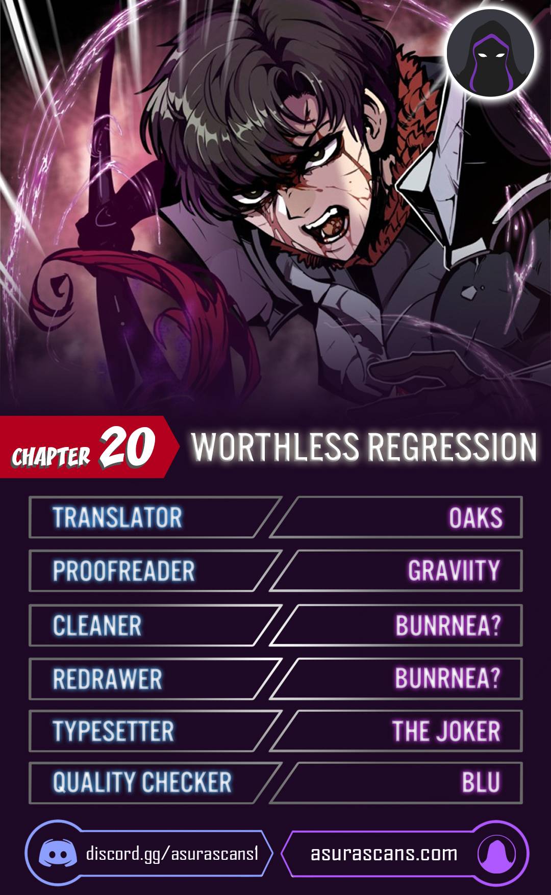 Worthless Regression Chap 20 - Next Chap 21