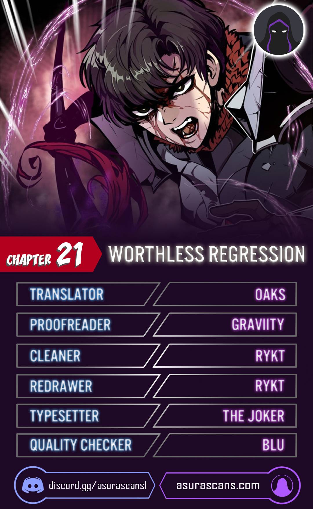 Worthless Regression Chap 21 - Next Chap 22