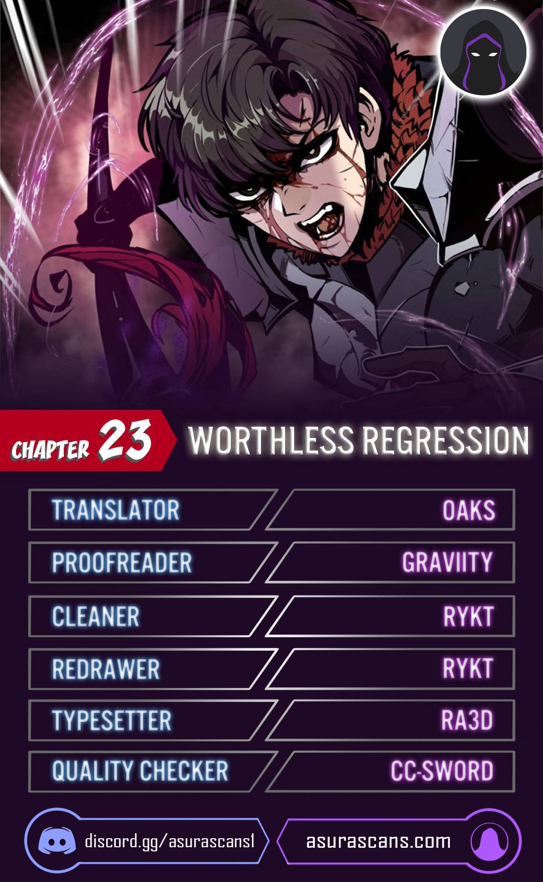Worthless Regression Chap 23 - Next Chap 24