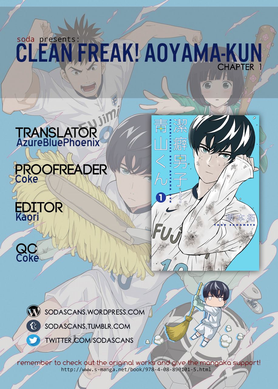 Keppeki Danshi! Aoyama-kun Chap 1 - Next Chap 2