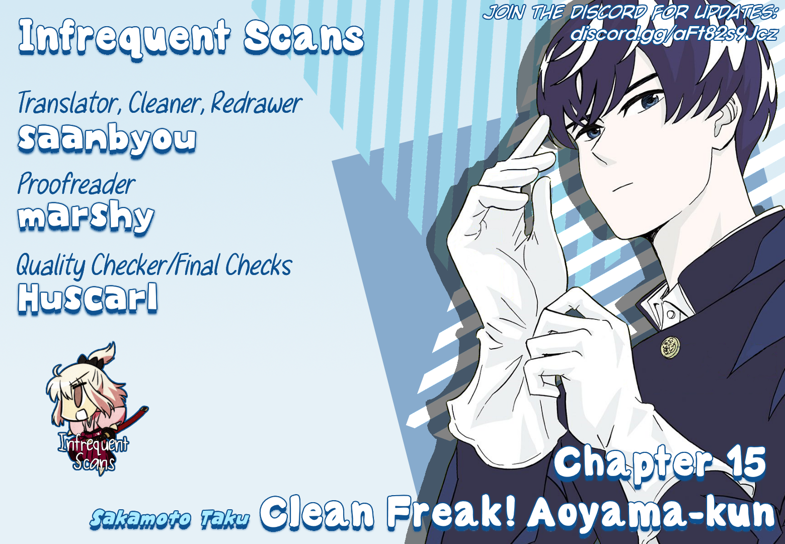 Keppeki Danshi! Aoyama-kun Chap 15 - Next Chap 16