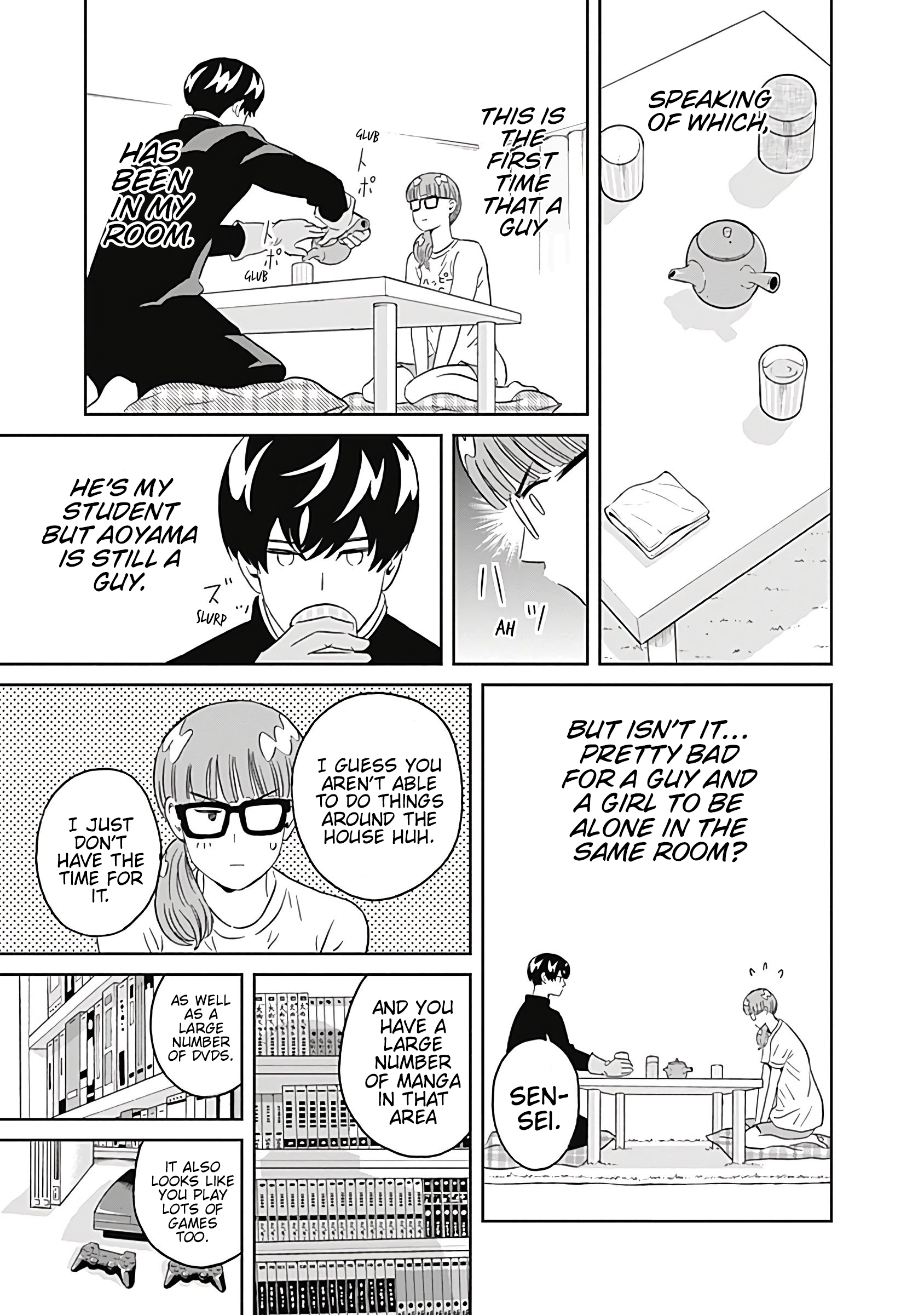 Keppeki Danshi! Aoyama-kun Chap 10 - Next Chap 11