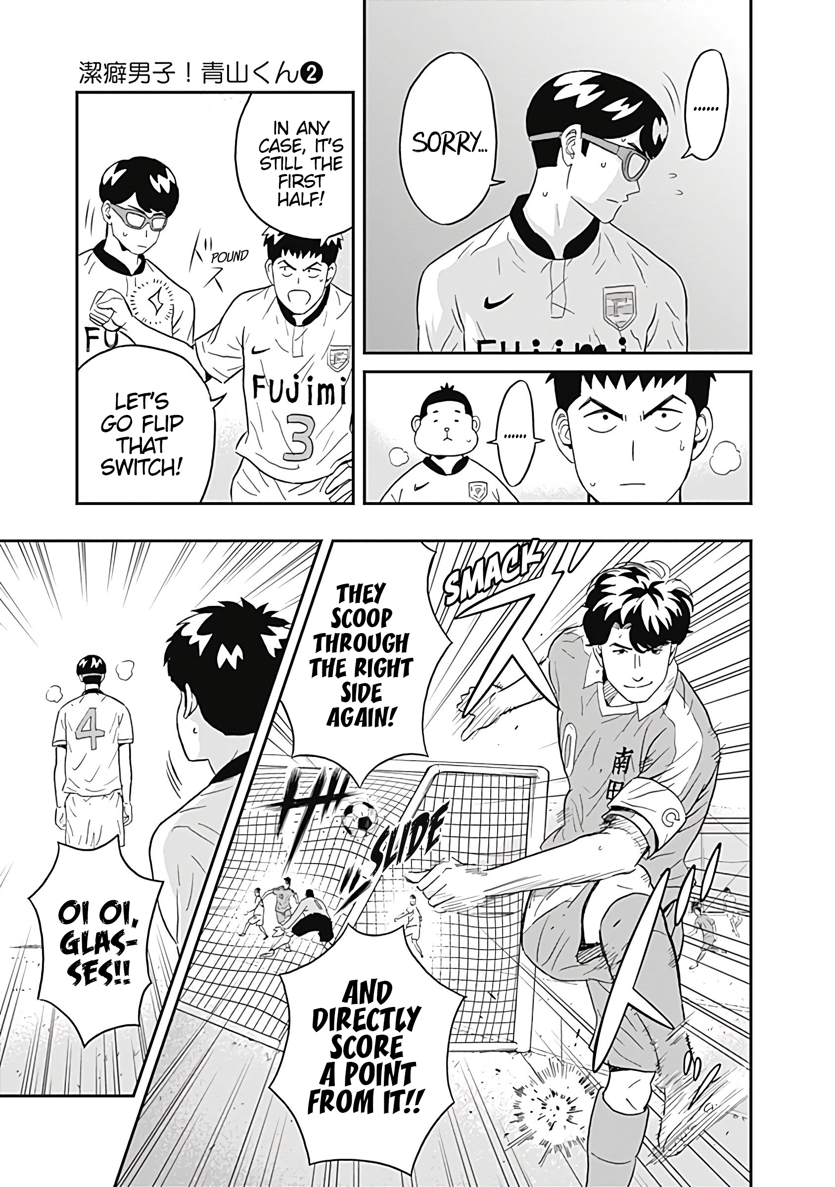 Keppeki Danshi! Aoyama-kun Chap 13 - Next Chap 14