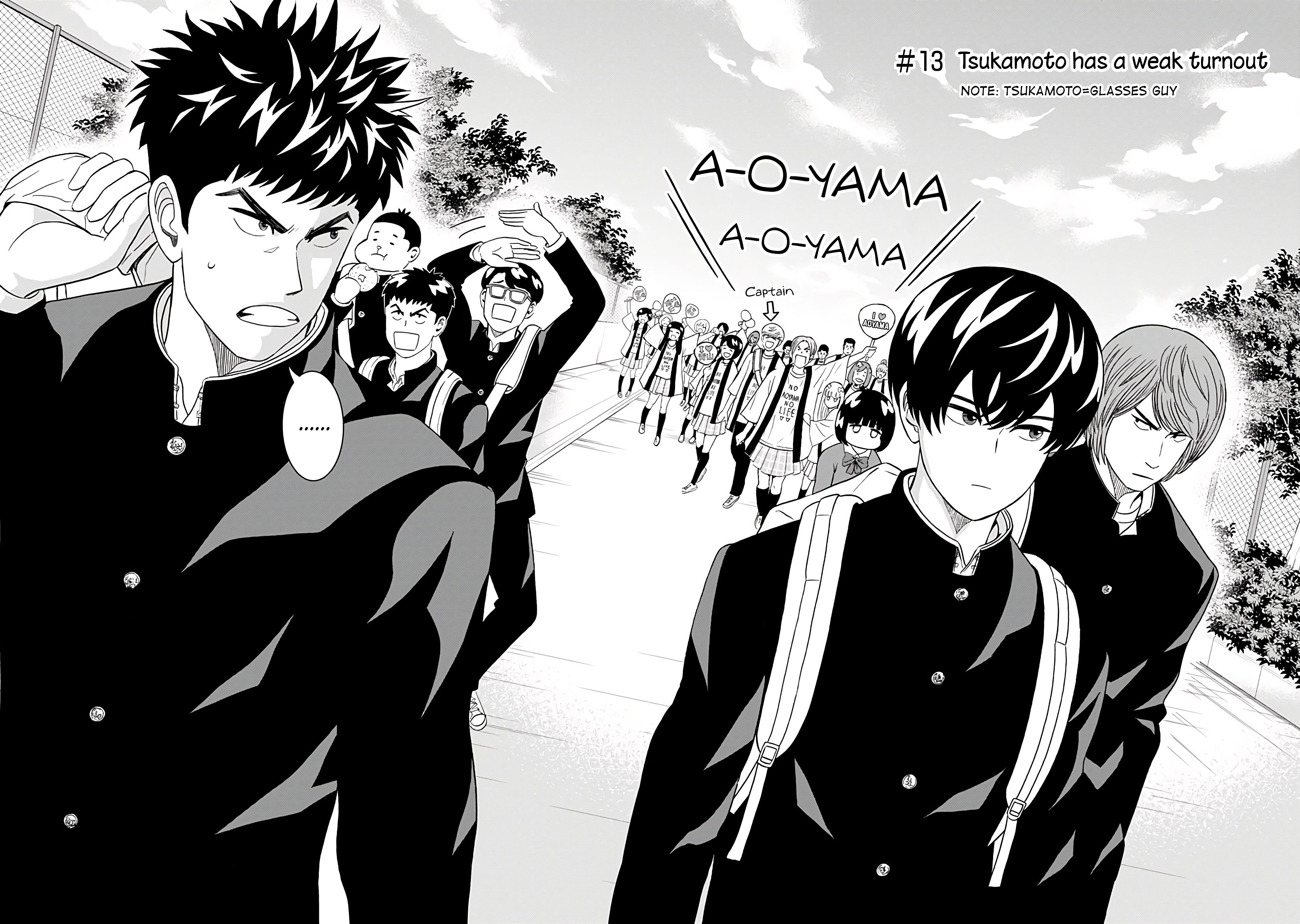 Keppeki Danshi! Aoyama-kun Chap 13 - Next Chap 14