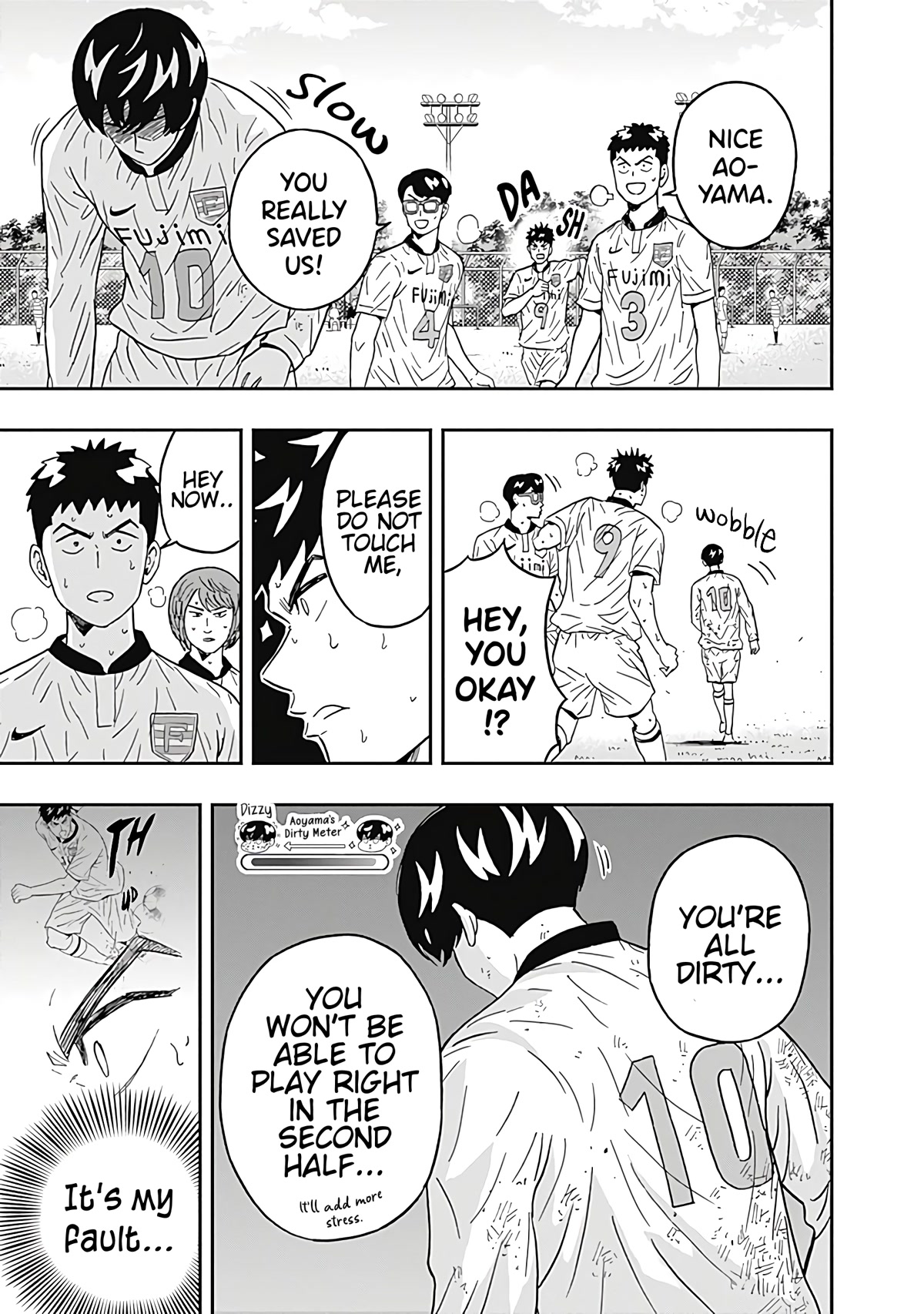 Keppeki Danshi! Aoyama-kun Chap 27 - Next Chap 28