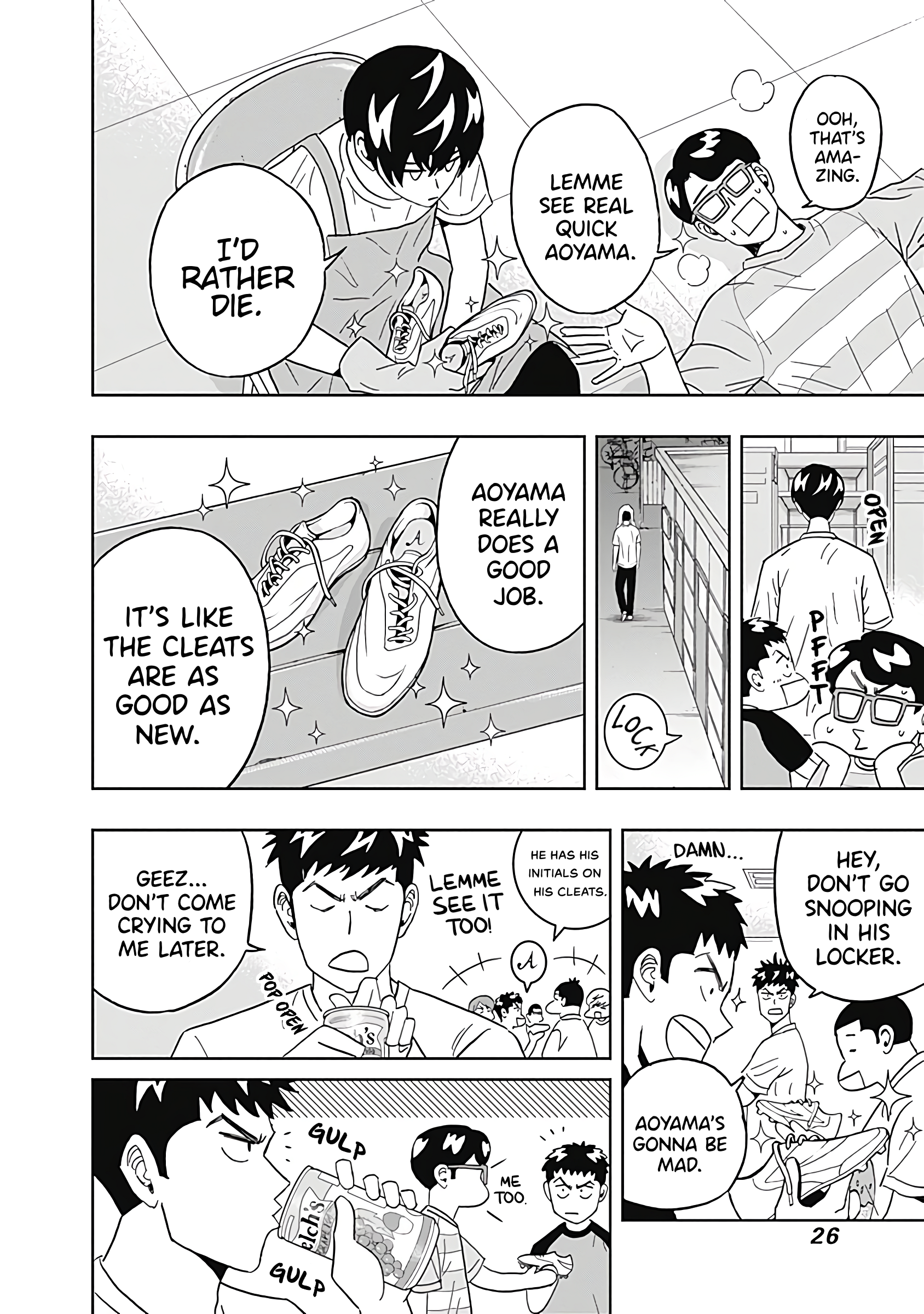 Keppeki Danshi! Aoyama-kun Chap 24 - Next Chap 25