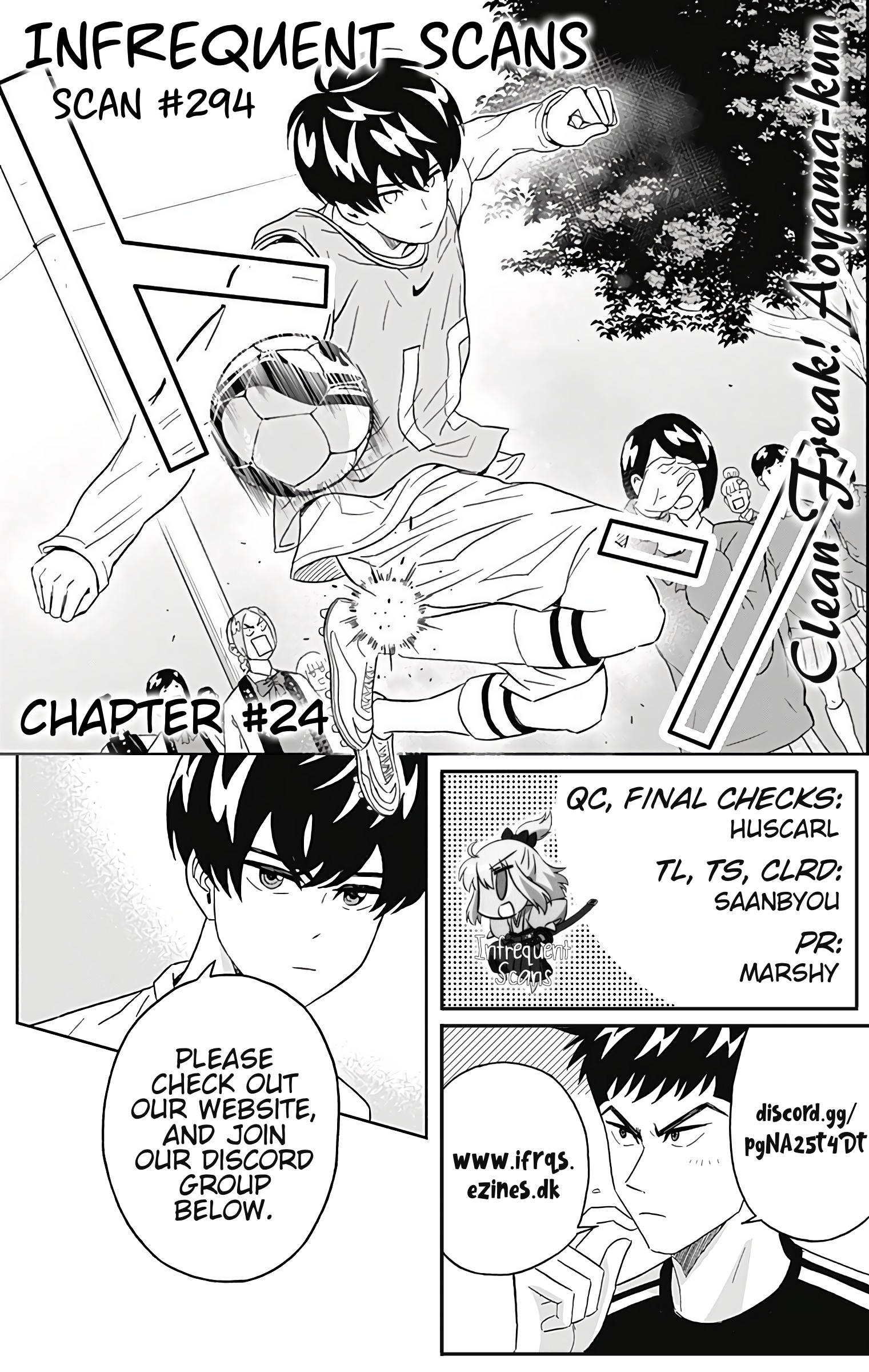 Keppeki Danshi! Aoyama-kun Chap 24 - Next Chap 25