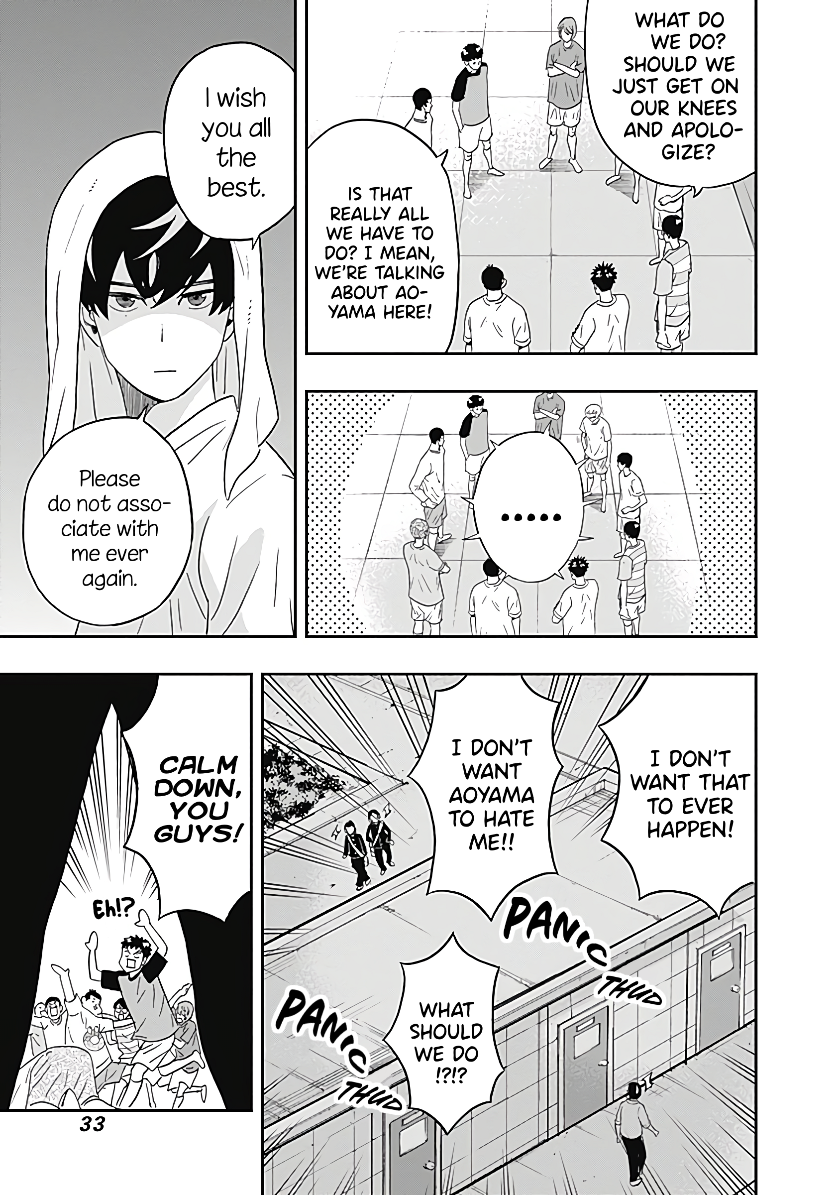 Keppeki Danshi! Aoyama-kun Chap 24 - Next Chap 25