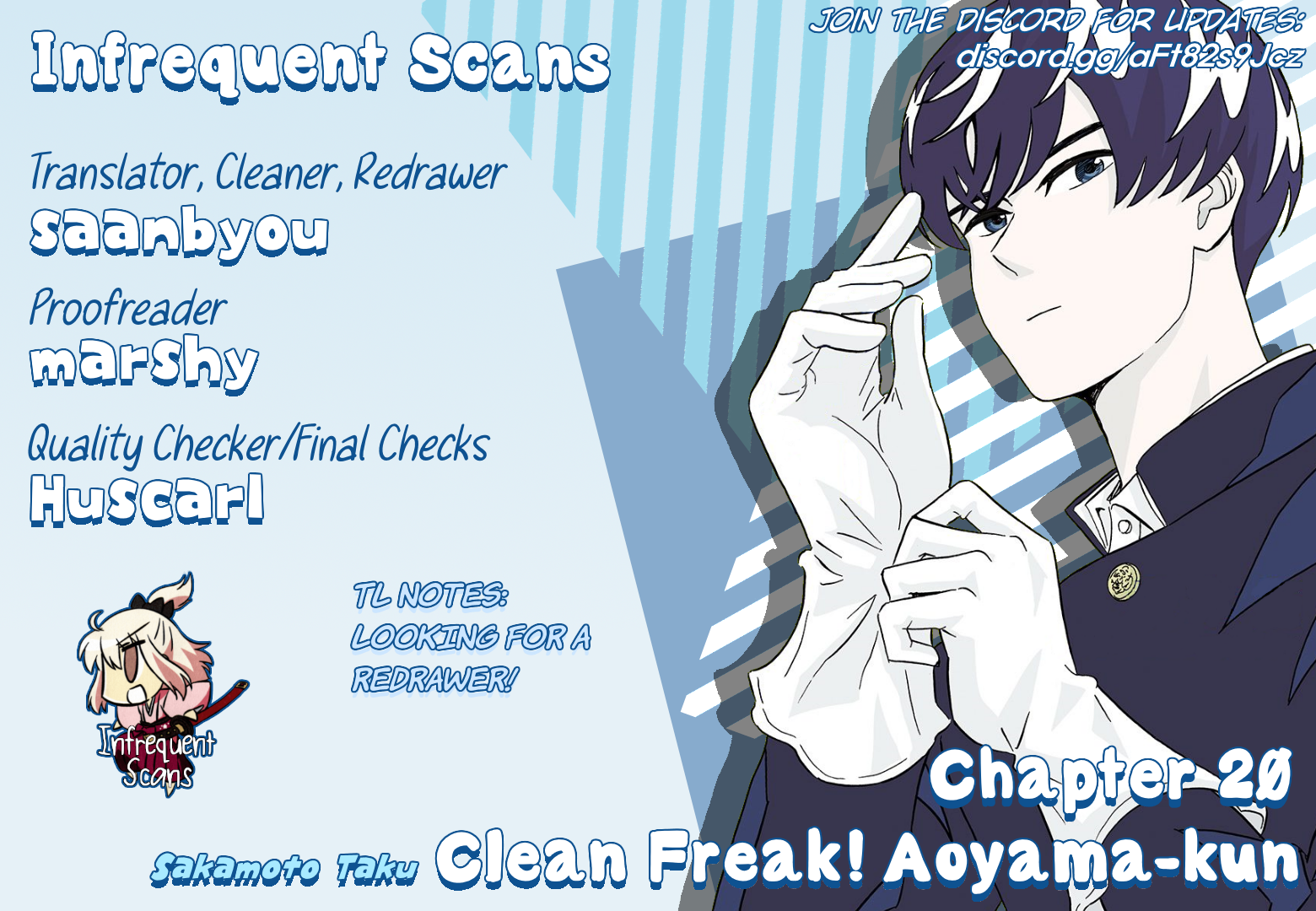 Keppeki Danshi! Aoyama-kun Chap 20 - Next Chap 21