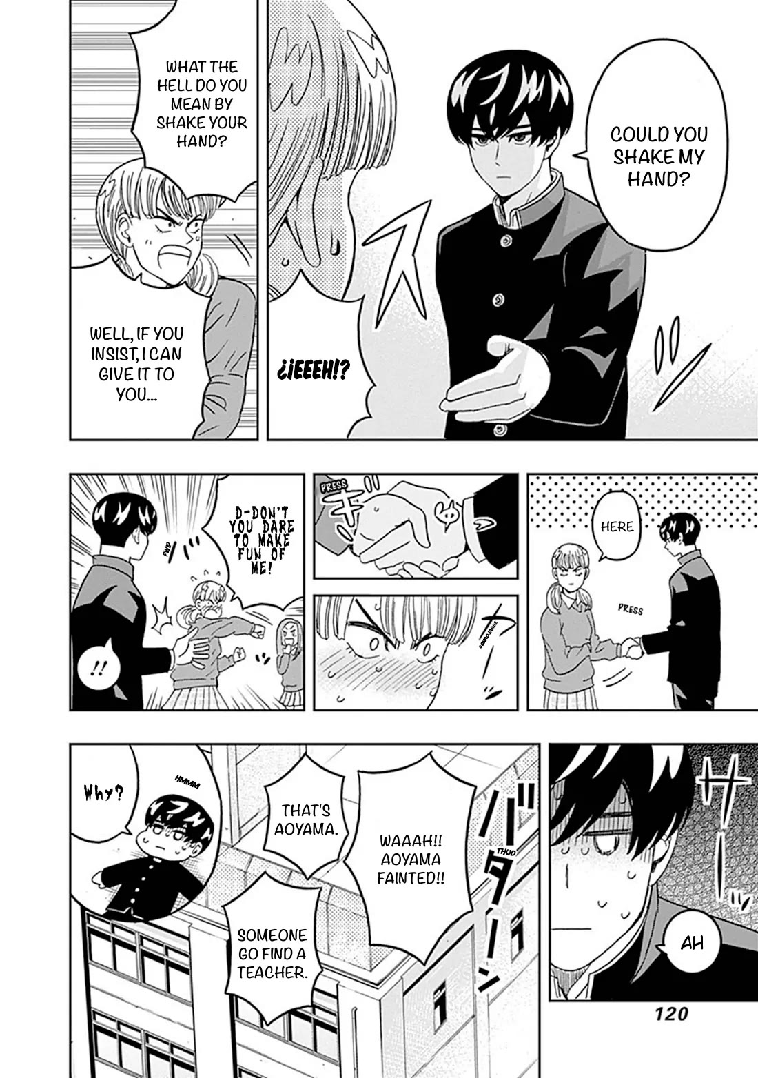 Keppeki Danshi! Aoyama-kun Chap 37 - Next Chap 38