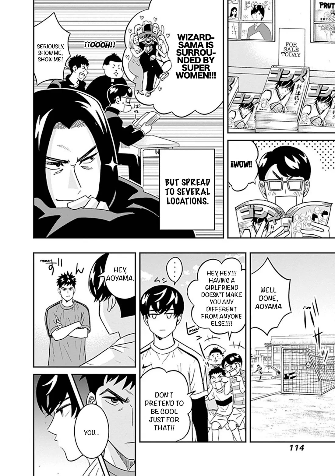 Keppeki Danshi! Aoyama-kun Chap 37 - Next Chap 38