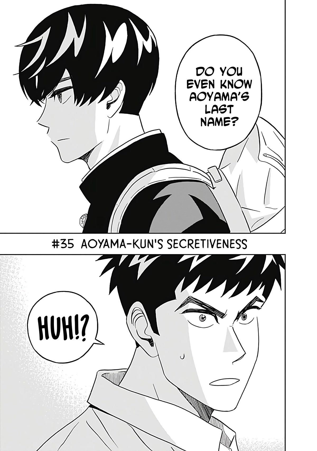 Keppeki Danshi! Aoyama-kun Chap 35 - Next Chap 36