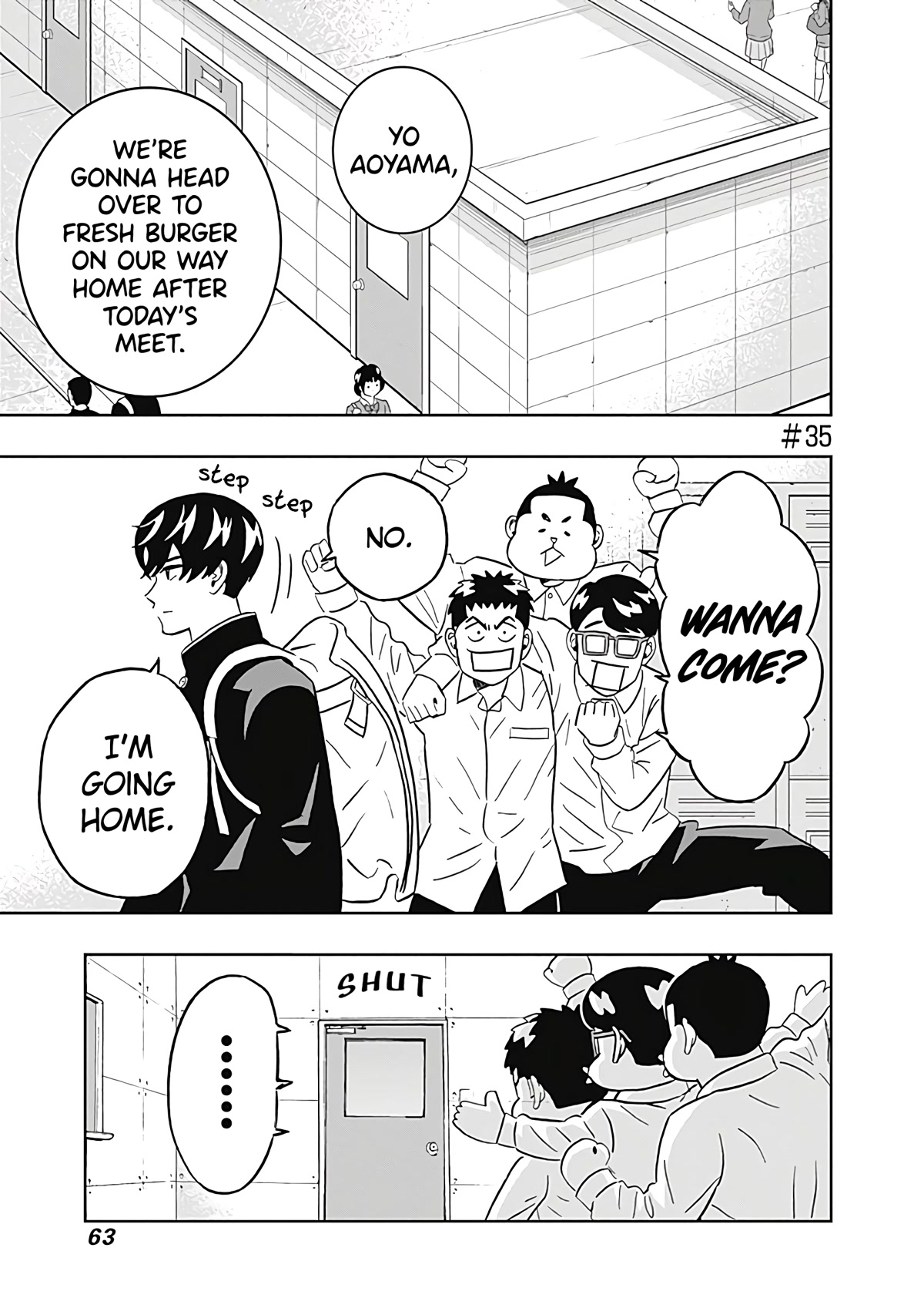 Keppeki Danshi! Aoyama-kun Chap 35 - Next Chap 36