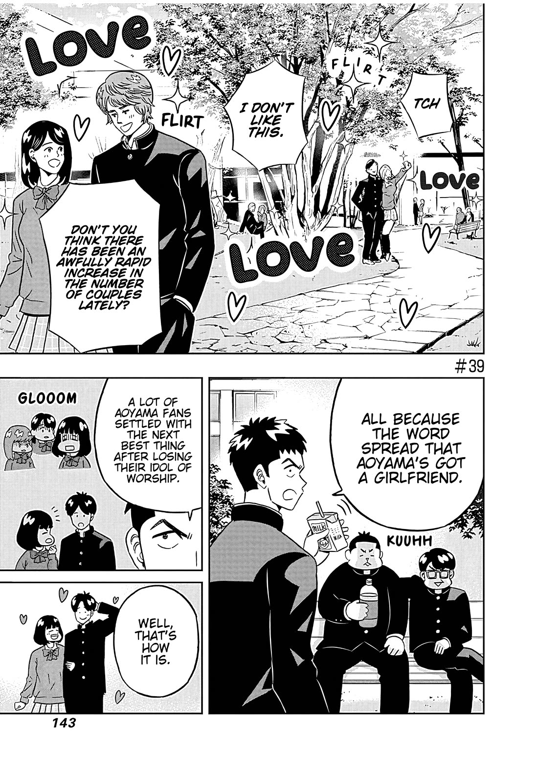 Keppeki Danshi! Aoyama-kun Chap 39 - Next Chap 40