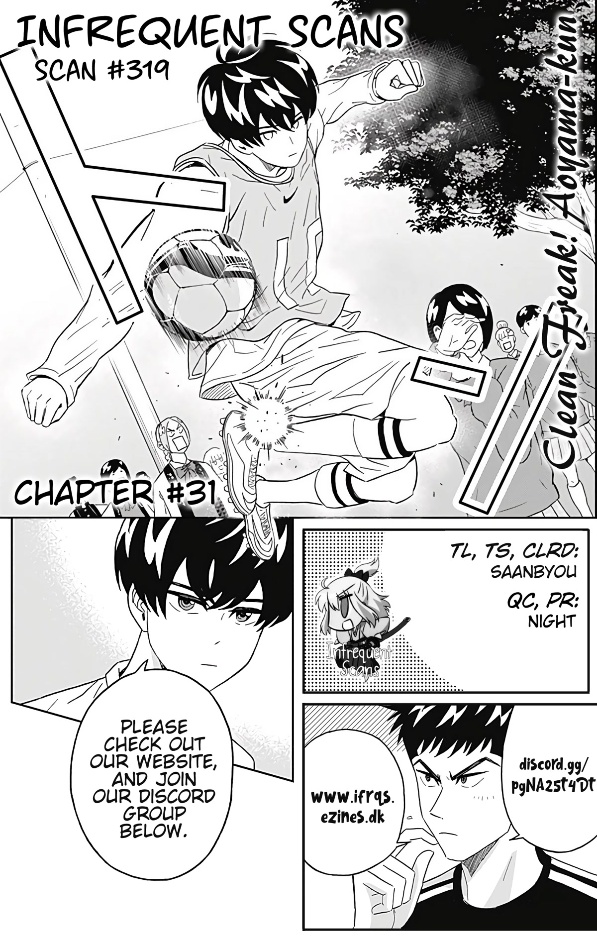 Keppeki Danshi! Aoyama-kun Chap 31 - Next Chap 32