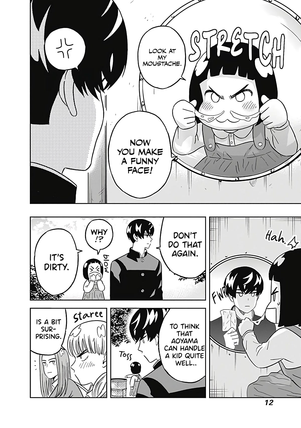 Keppeki Danshi! Aoyama-kun Chap 32 - Next Chap 33