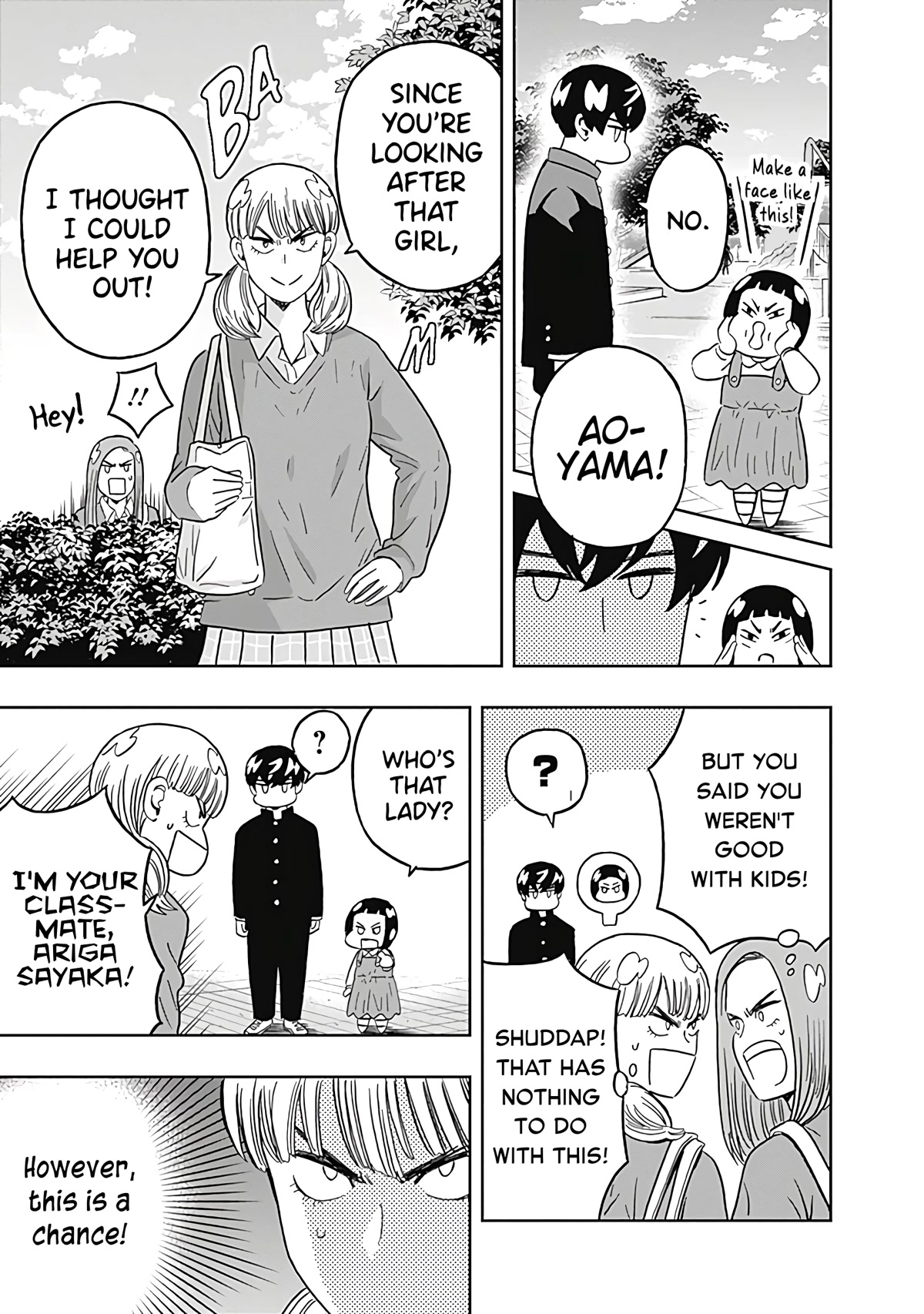 Keppeki Danshi! Aoyama-kun Chap 32 - Next Chap 33