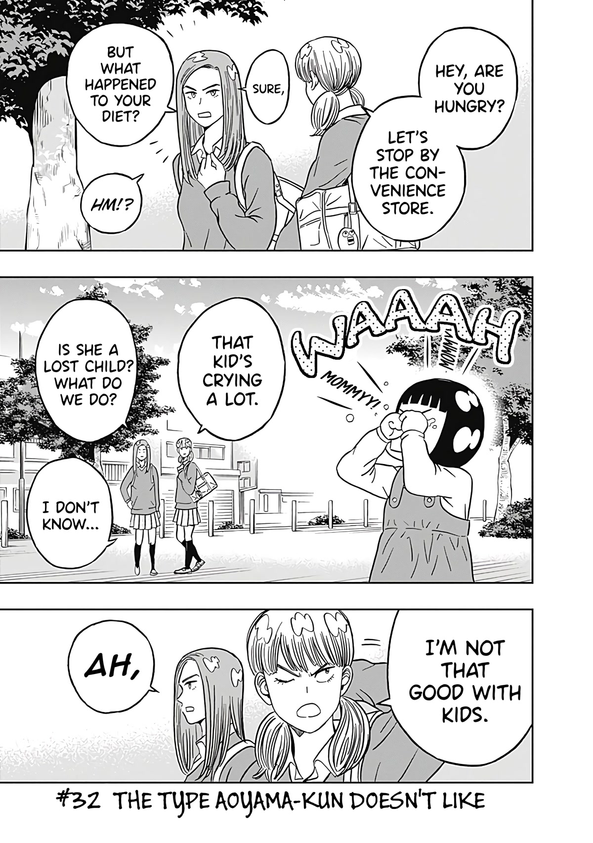 Keppeki Danshi! Aoyama-kun Chap 32 - Next Chap 33