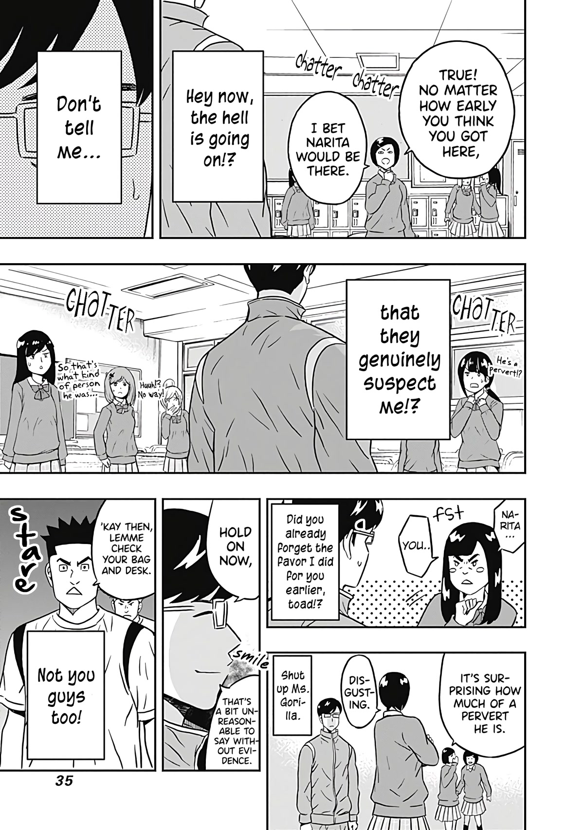 Keppeki Danshi! Aoyama-kun Chap 33 - Next Chap 34