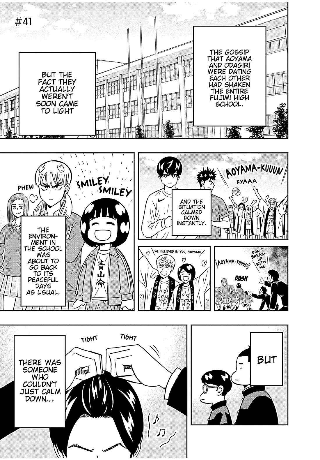 Keppeki Danshi! Aoyama-kun Chap 41 - Next Chap 42