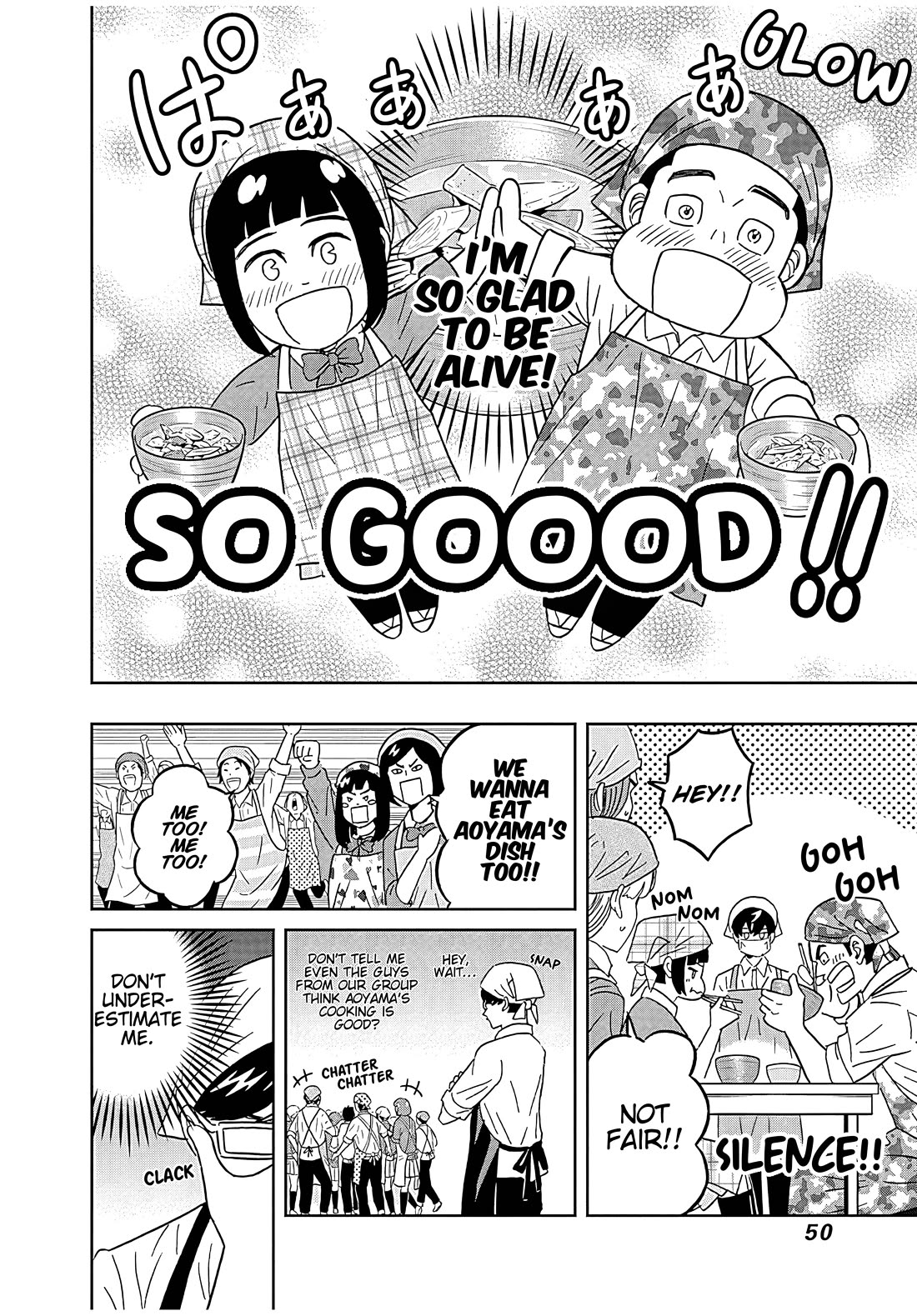 Keppeki Danshi! Aoyama-kun Chap 43 - Next Chap 44