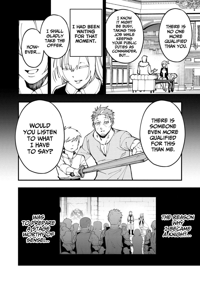 Katainaka no Ossan, Kensei ni Naru: Tada no Inaka no Kenjutsu Shihan Datta noni, Taisei shita Deshi-tachi ga Ore wo Hottekurenai Ken Chap 4 - Next Chap 5