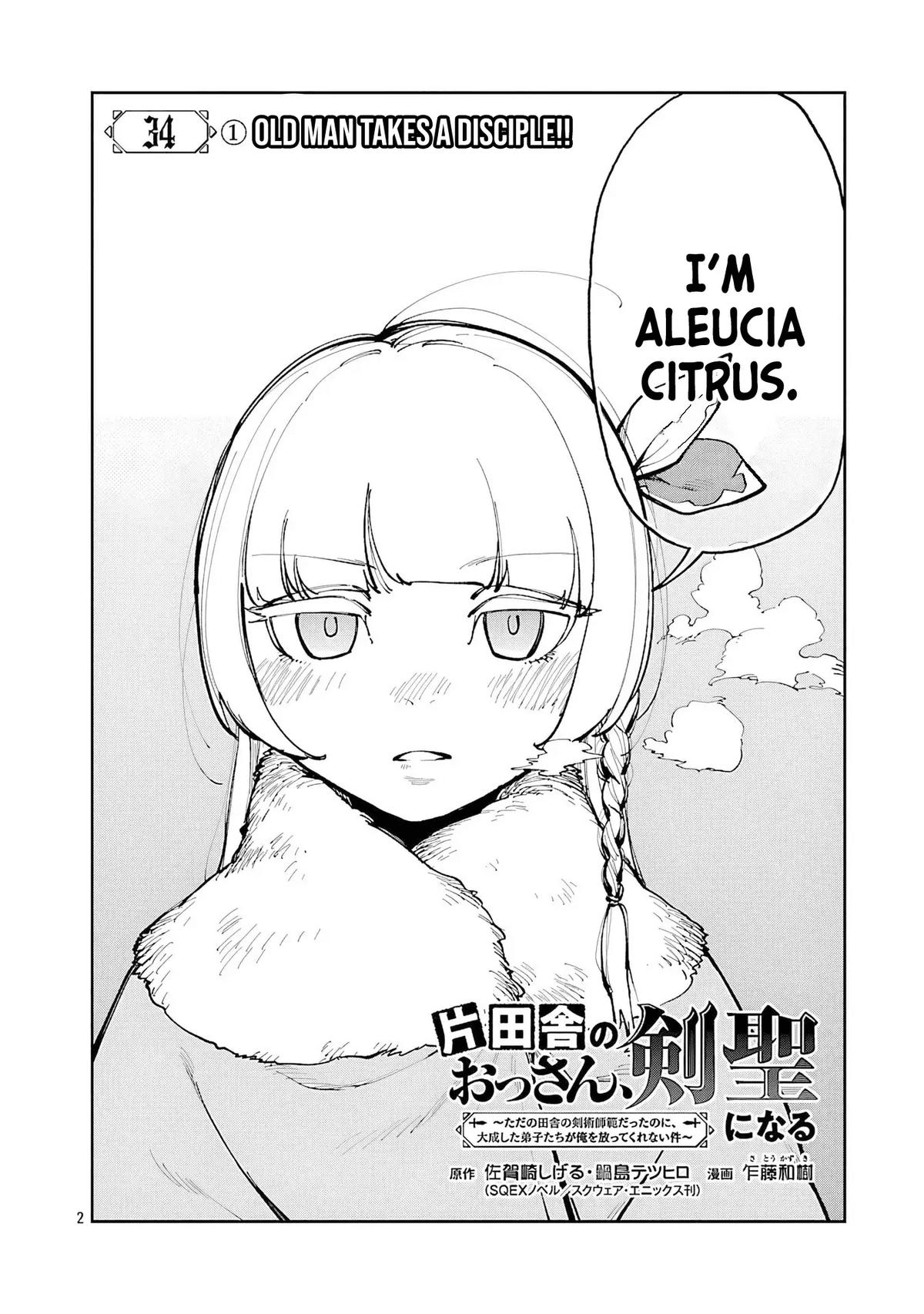 Katainaka no Ossan, Kensei ni Naru: Tada no Inaka no Kenjutsu Shihan Datta noni, Taisei shita Deshi-tachi ga Ore wo Hottekurenai Ken Chap 34.1 - Next Chap 35.1