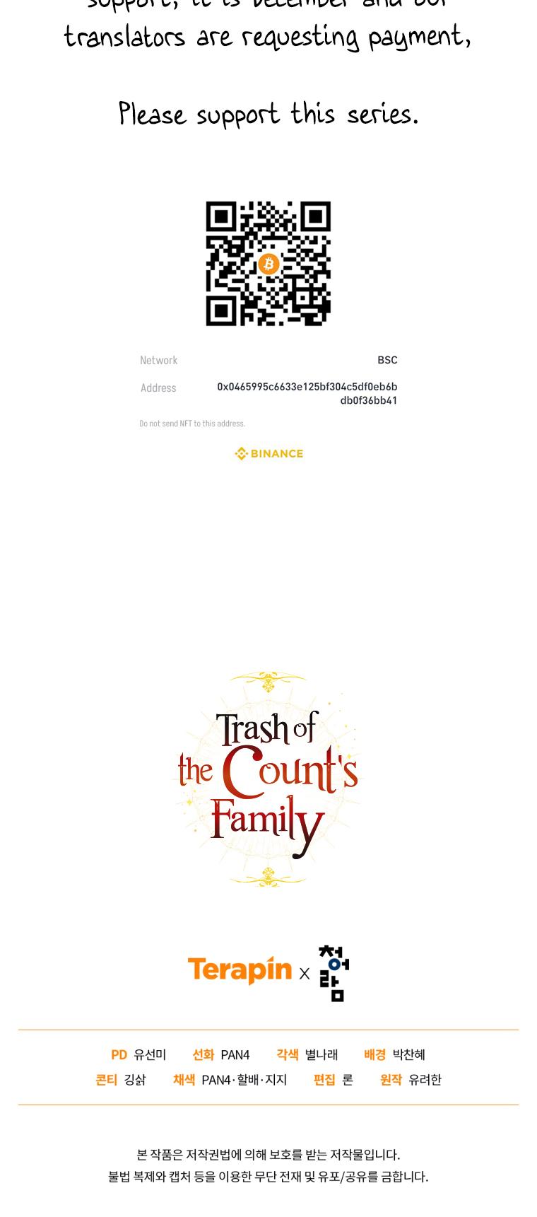 Trash of the Count's Family Chap 110 - Next Chap 111