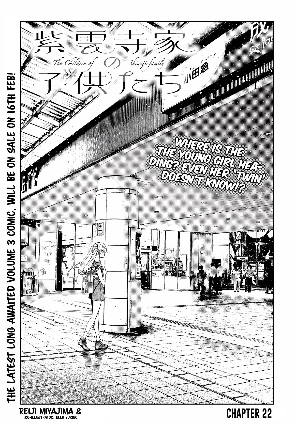 Shiunji-ke no Kodomotachi Chap 22 - Next Chap 23