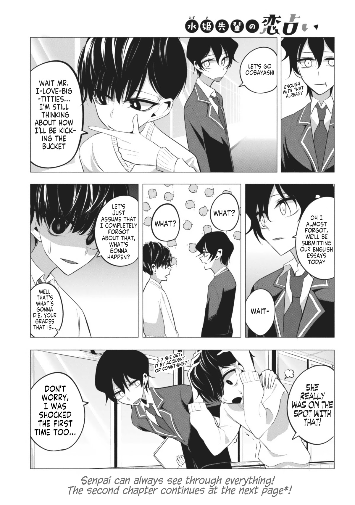 Mizuki-senpai no Koi Uranai Chap 4 - Next Chap 5