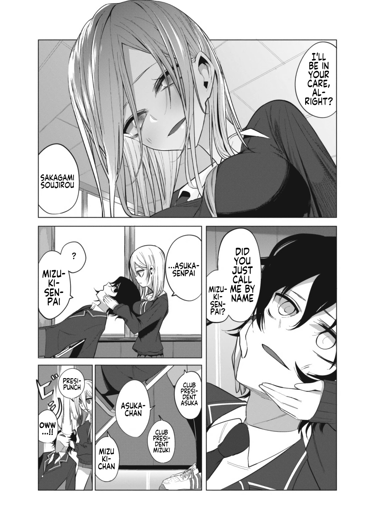 Mizuki-senpai no Koi Uranai Chap 5 - Next Chap 6