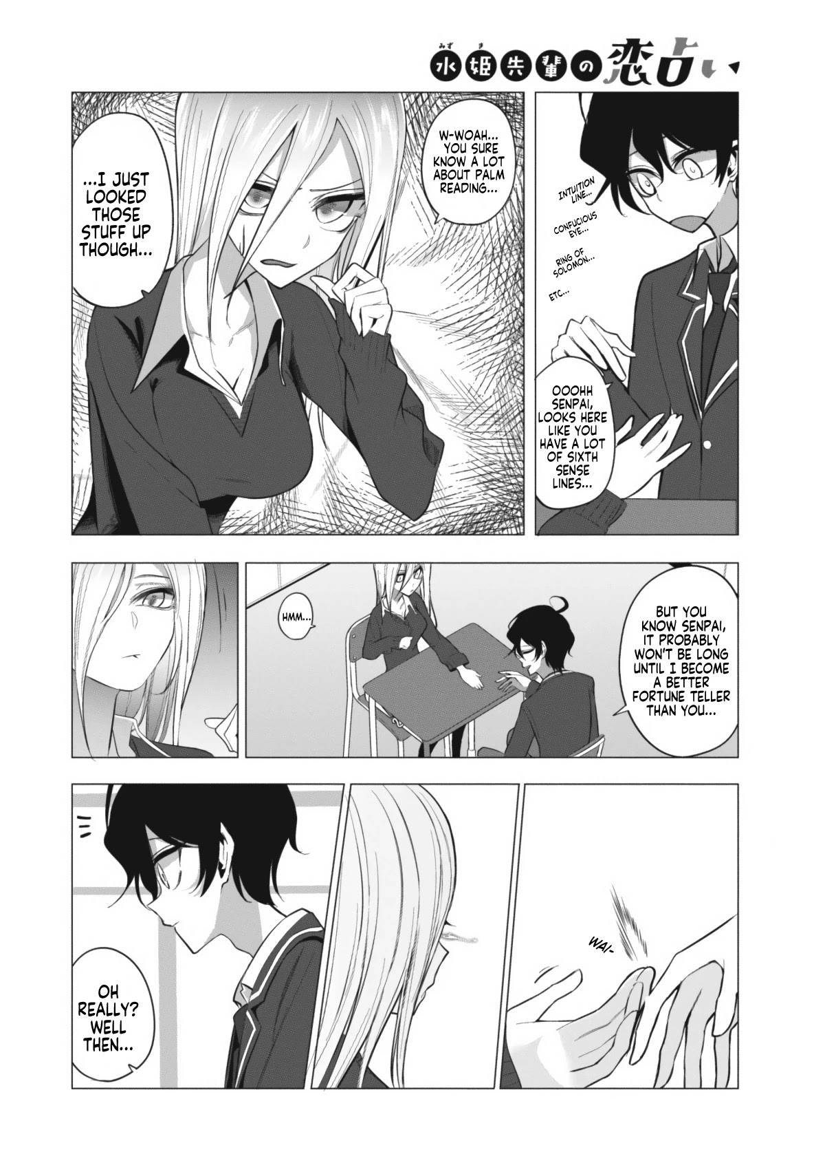 Mizuki-senpai no Koi Uranai Chap 5 - Next Chap 6