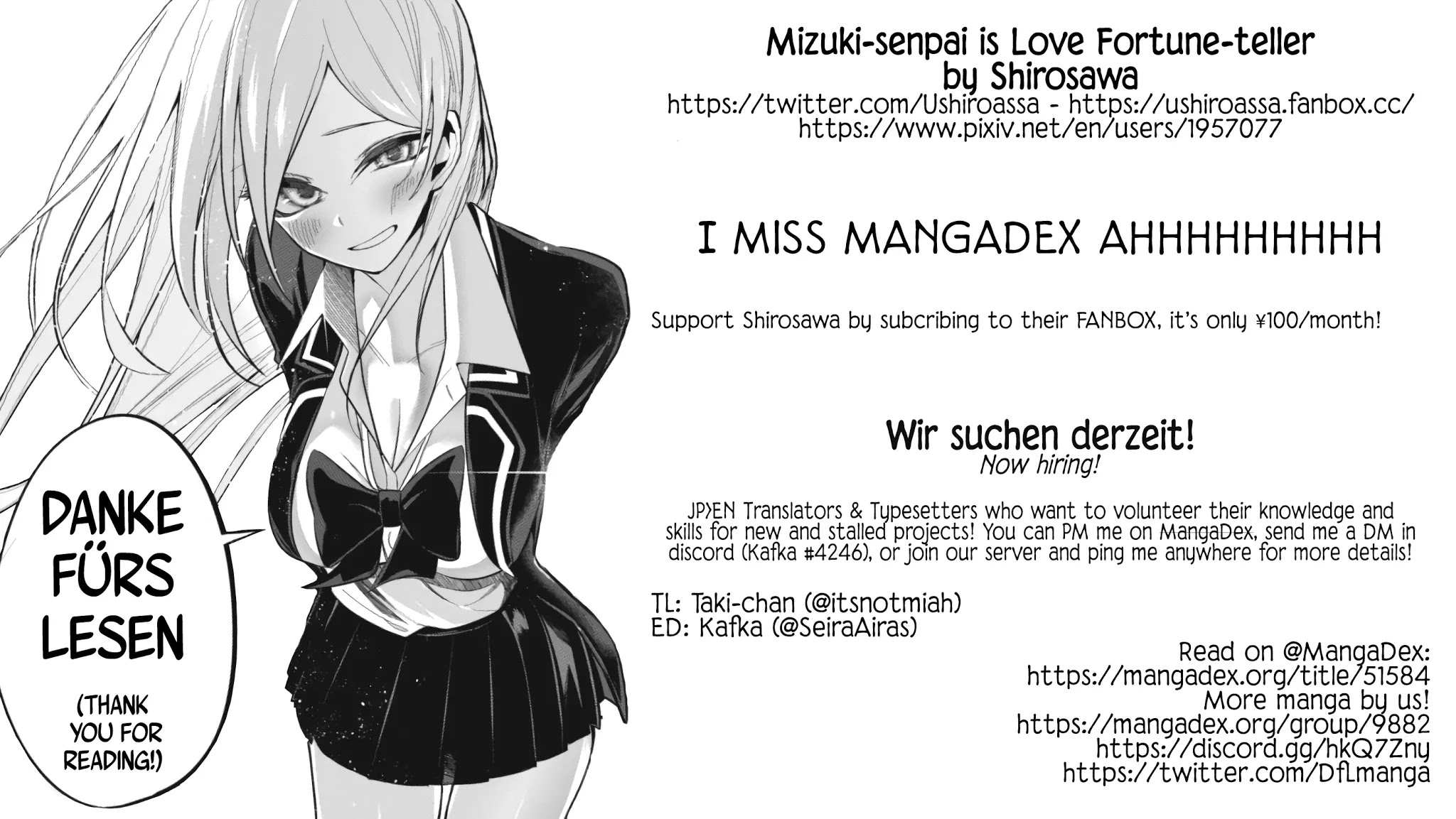 Mizuki-senpai no Koi Uranai Chap 8 - Next Chap 9