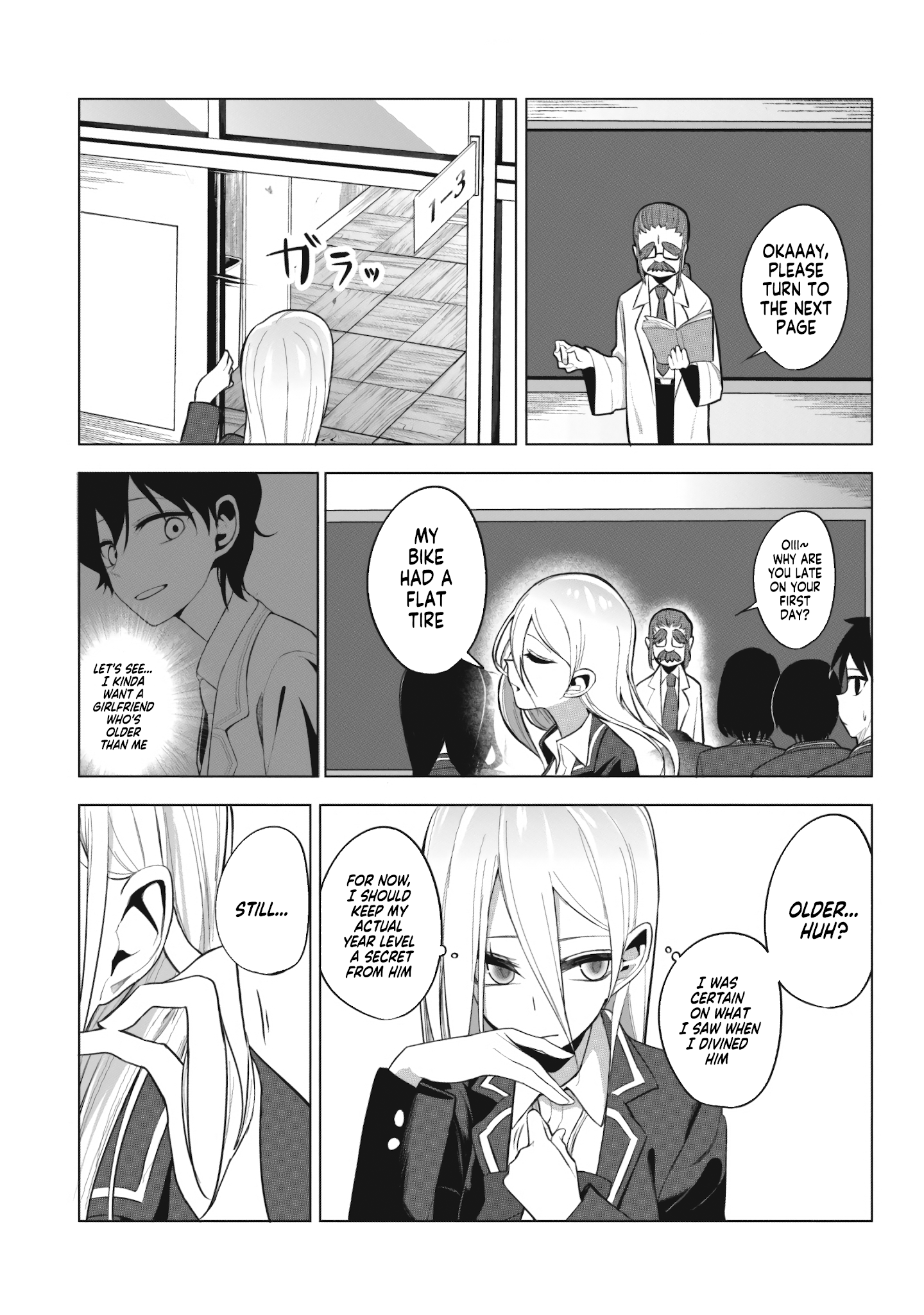 Mizuki-senpai no Koi Uranai Chap 1 - Next Chap 2