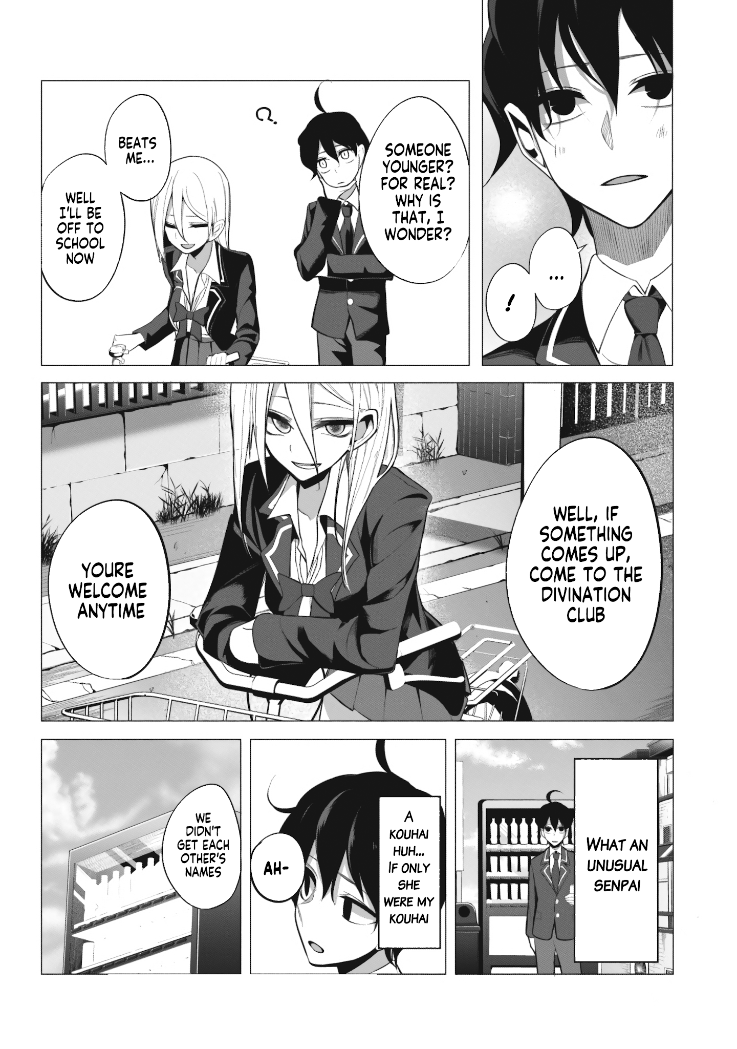 Mizuki-senpai no Koi Uranai Chap 1 - Next Chap 2