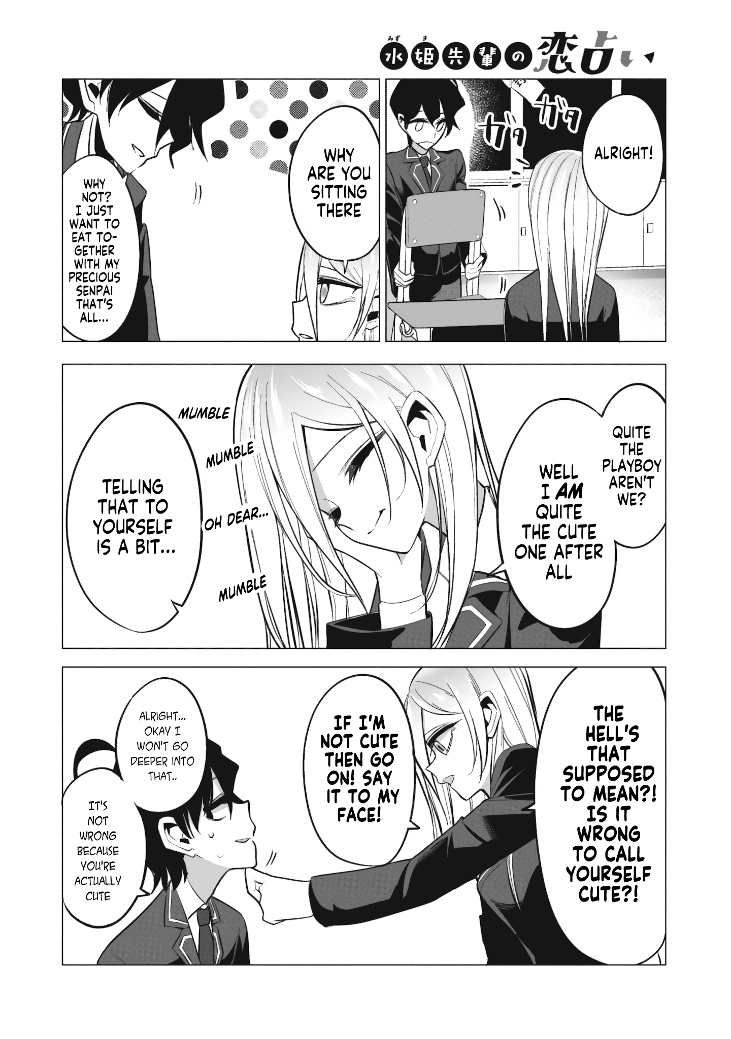 Mizuki-senpai no Koi Uranai Chap 2 - Next Chap 3