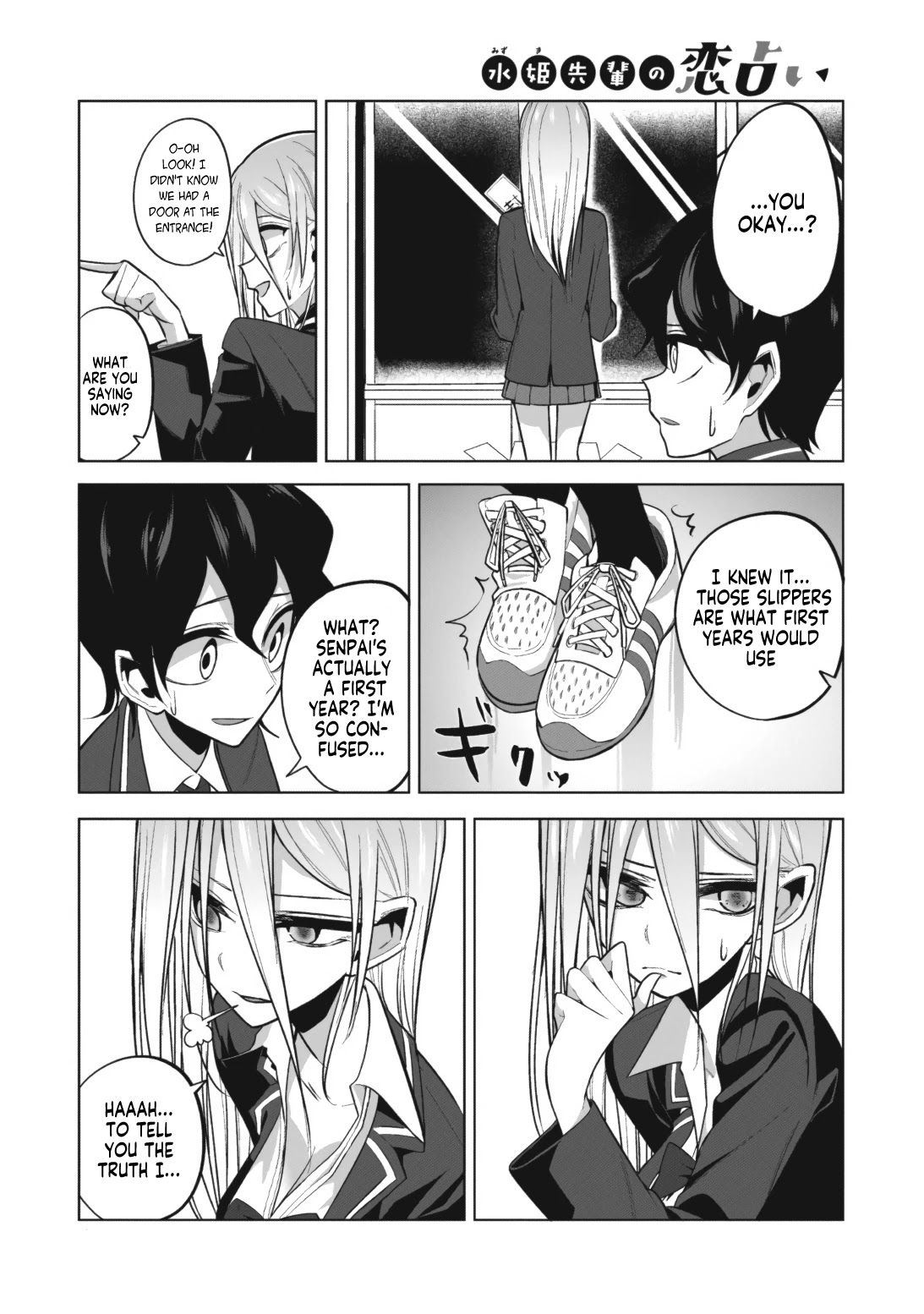 Mizuki-senpai no Koi Uranai Chap 3 - Next Chap 4