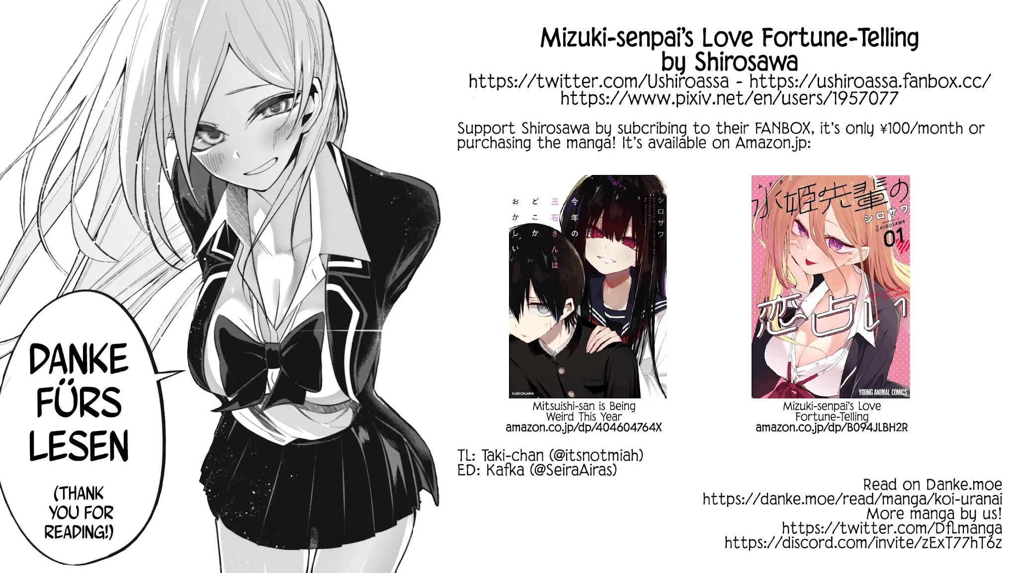Mizuki-senpai no Koi Uranai Chap 11 - Next Chap 12
