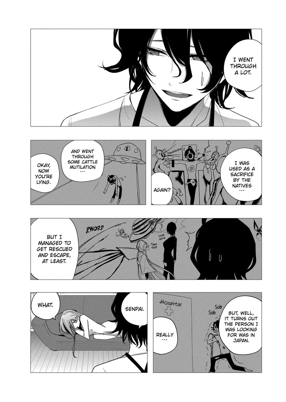 Mizuki-senpai no Koi Uranai Chap 34 - Next Chap 35