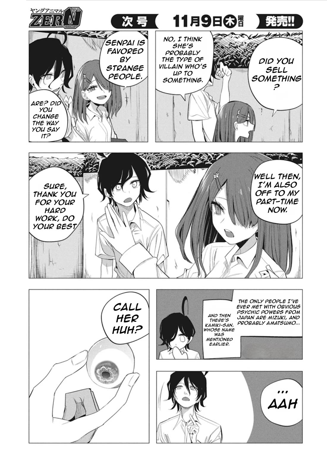 Mizuki-senpai no Koi Uranai Chap 40 - Next Chap 41