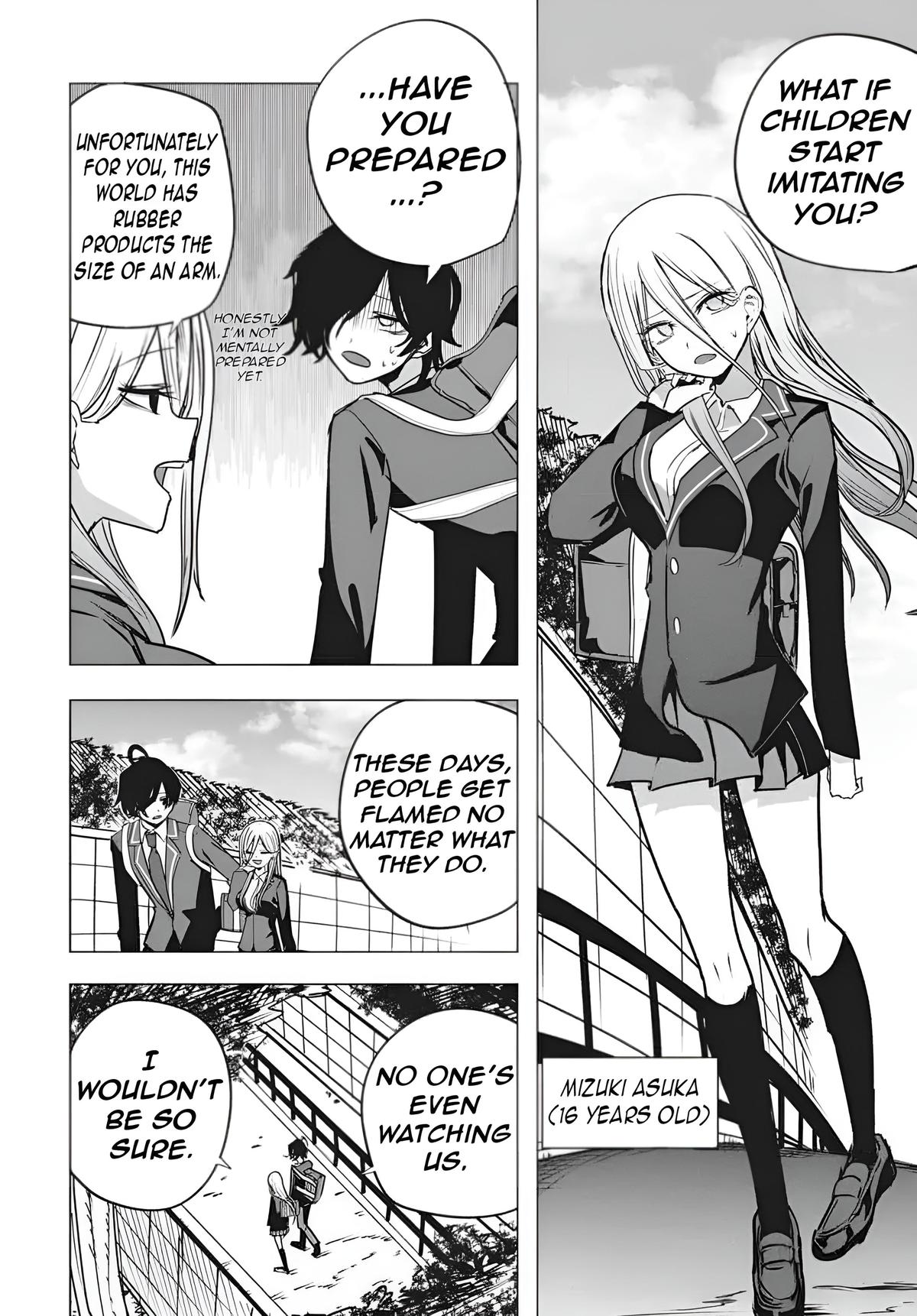Mizuki-senpai no Koi Uranai Chap 54 - Next Chap 55