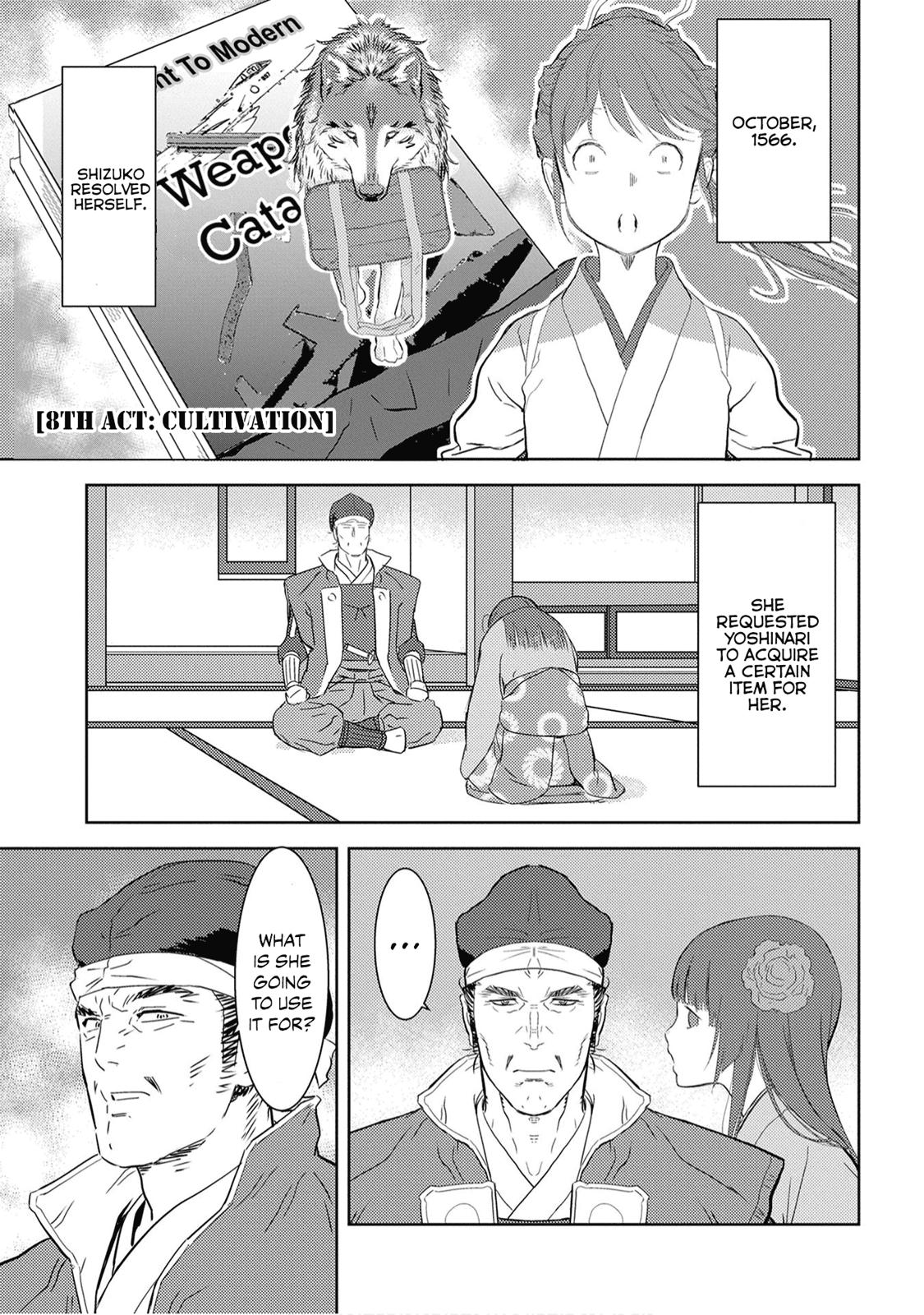 Sengoku Komachi Kuroutan: Noukou Giga Chap 8 - Next Chap 9