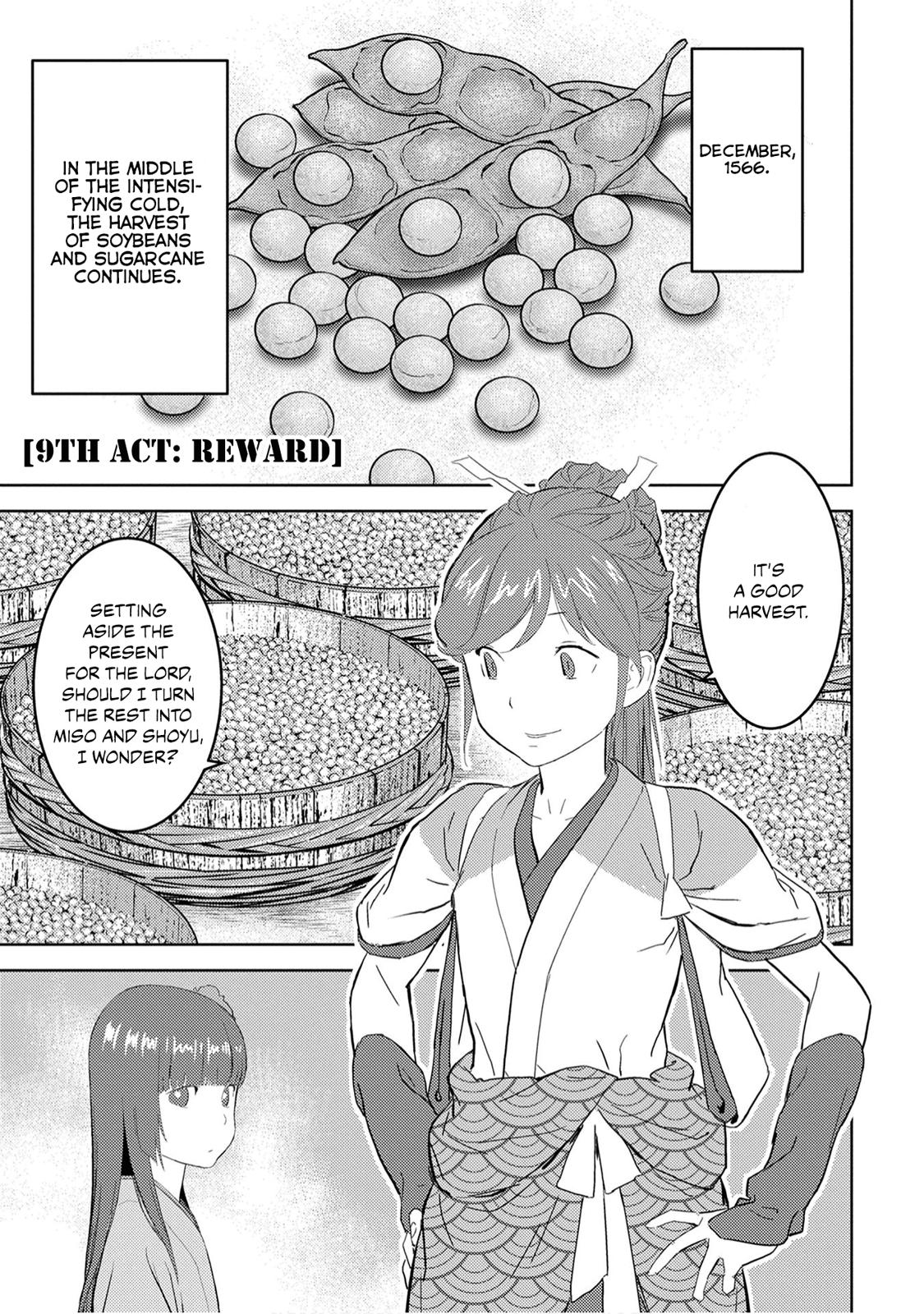 Sengoku Komachi Kuroutan: Noukou Giga Chap 9 - Next Chap 10